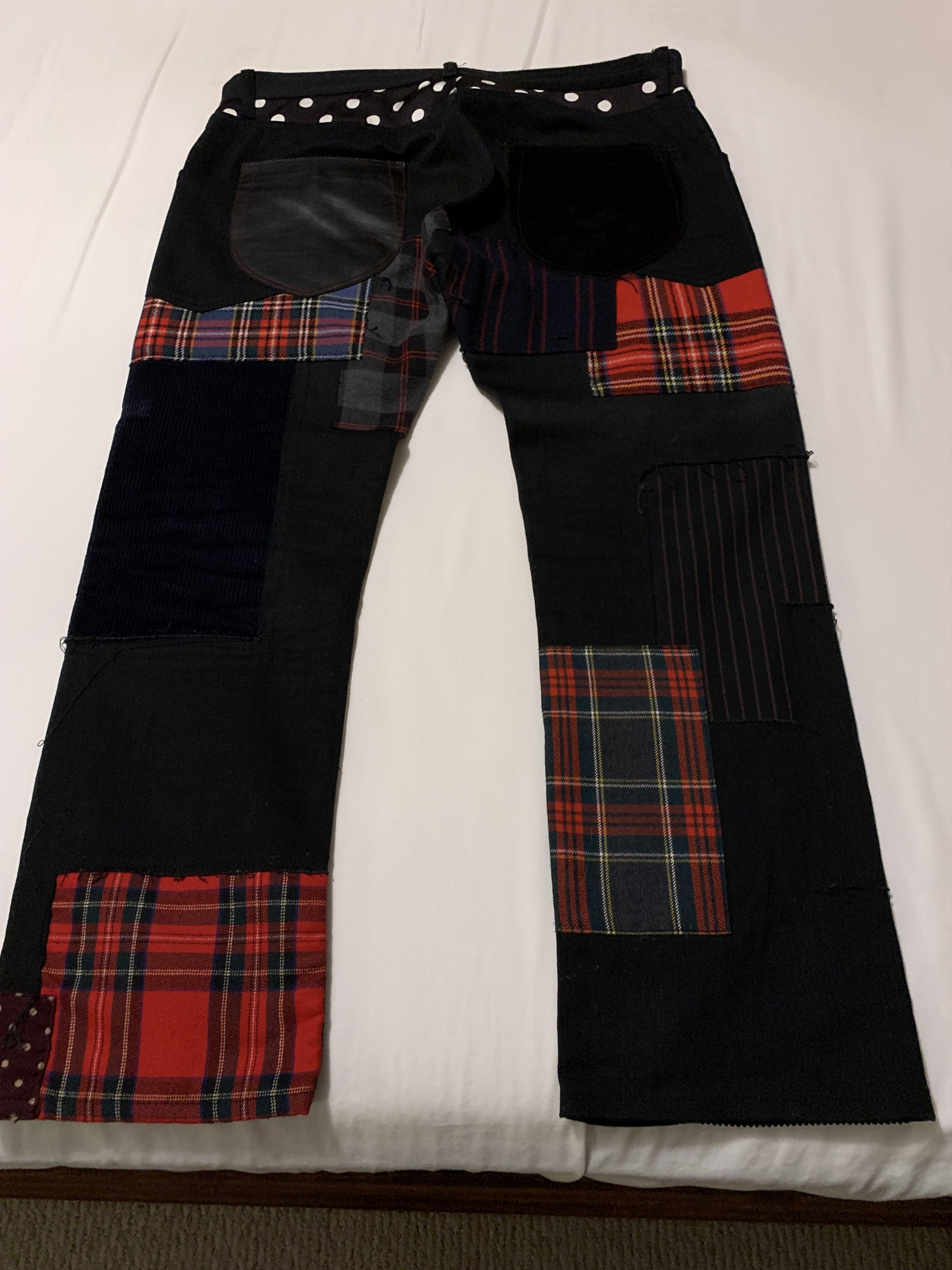 Comme des Garcons Black Patchwork denim jeans Size US 36 / EU 52 - 7 Thumbnail