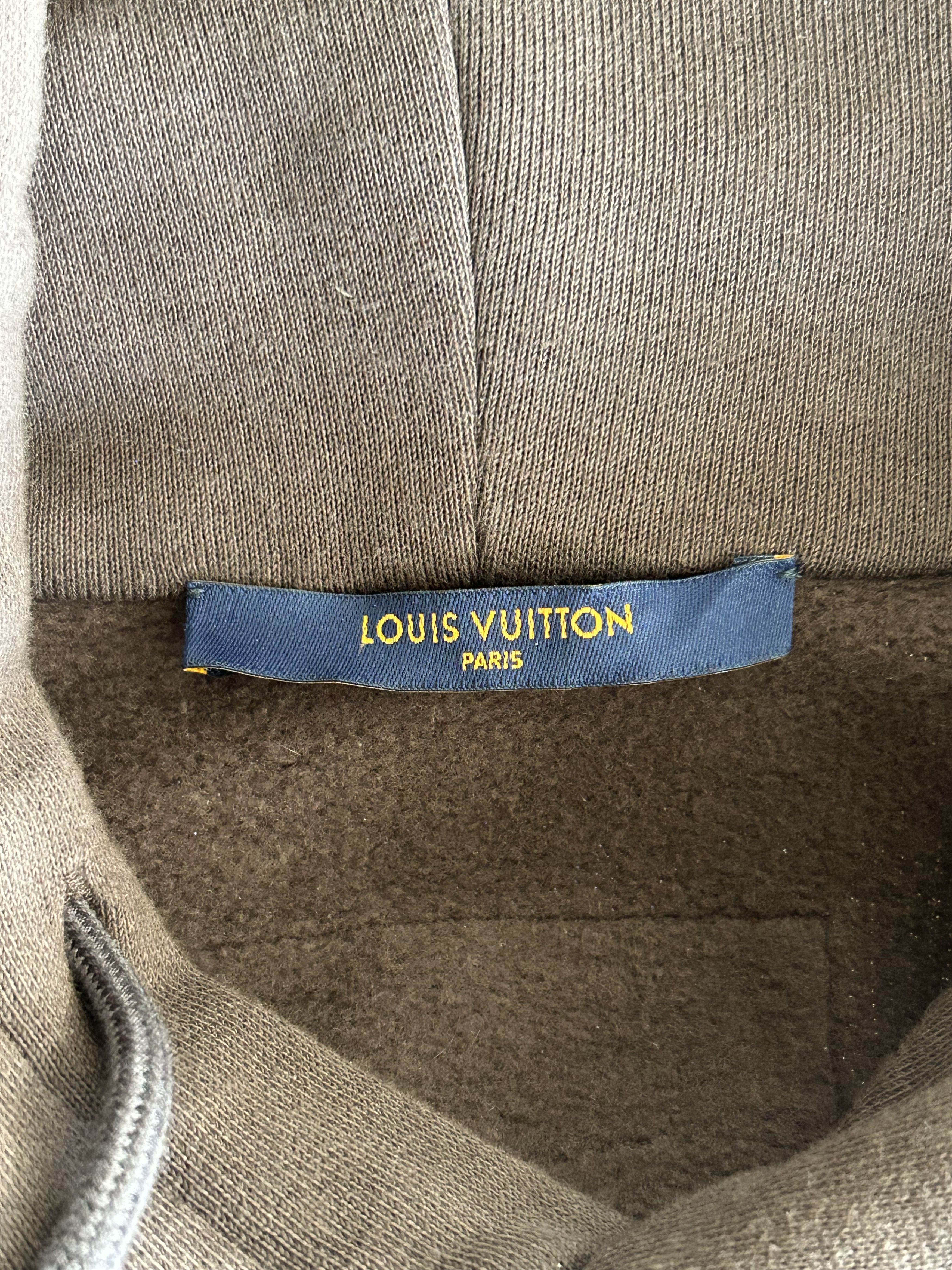 Louis Vuitton Louis Vuitton Brown Bee Embroidered Hoodie Size US XXL / EU 58 / 5 - 3 Thumbnail