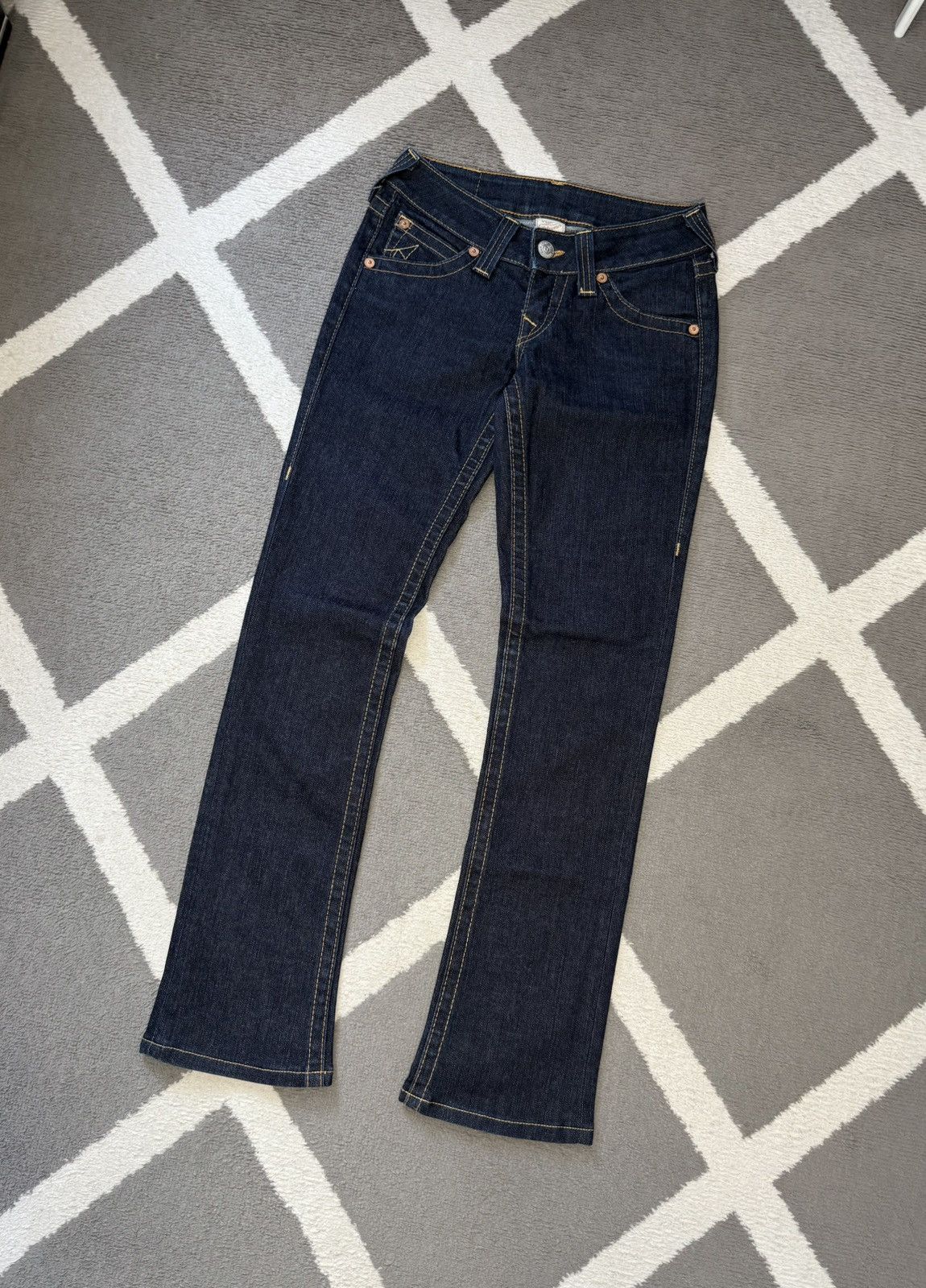 True Religion True Religion Gina Boot women’s Low-Rise Flared Jeans Size 25" / US 0 / IT 36 - 10 Thumbnail