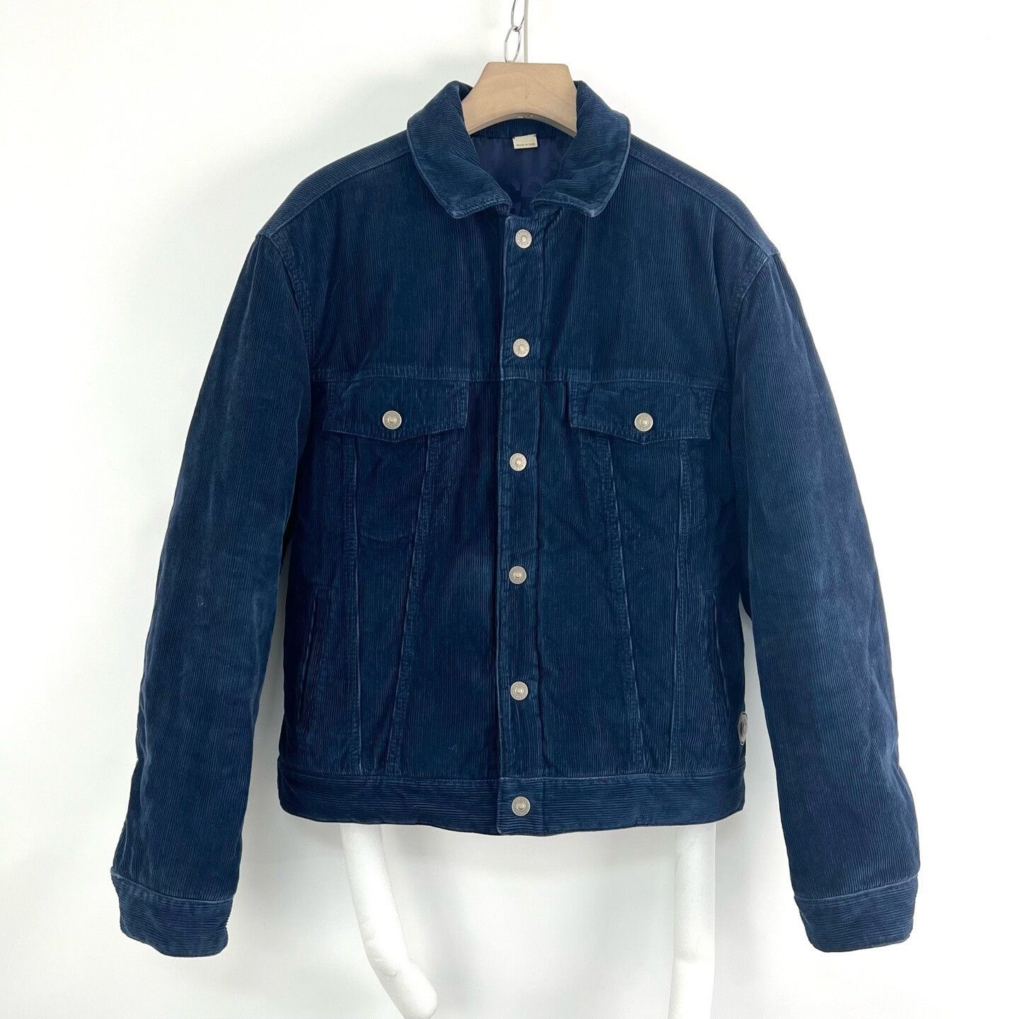 Gucci Gucci Blue Logo Reversible Cotton Jacket Size US S / EU 44-46 / 1 - 1 Thumbnail