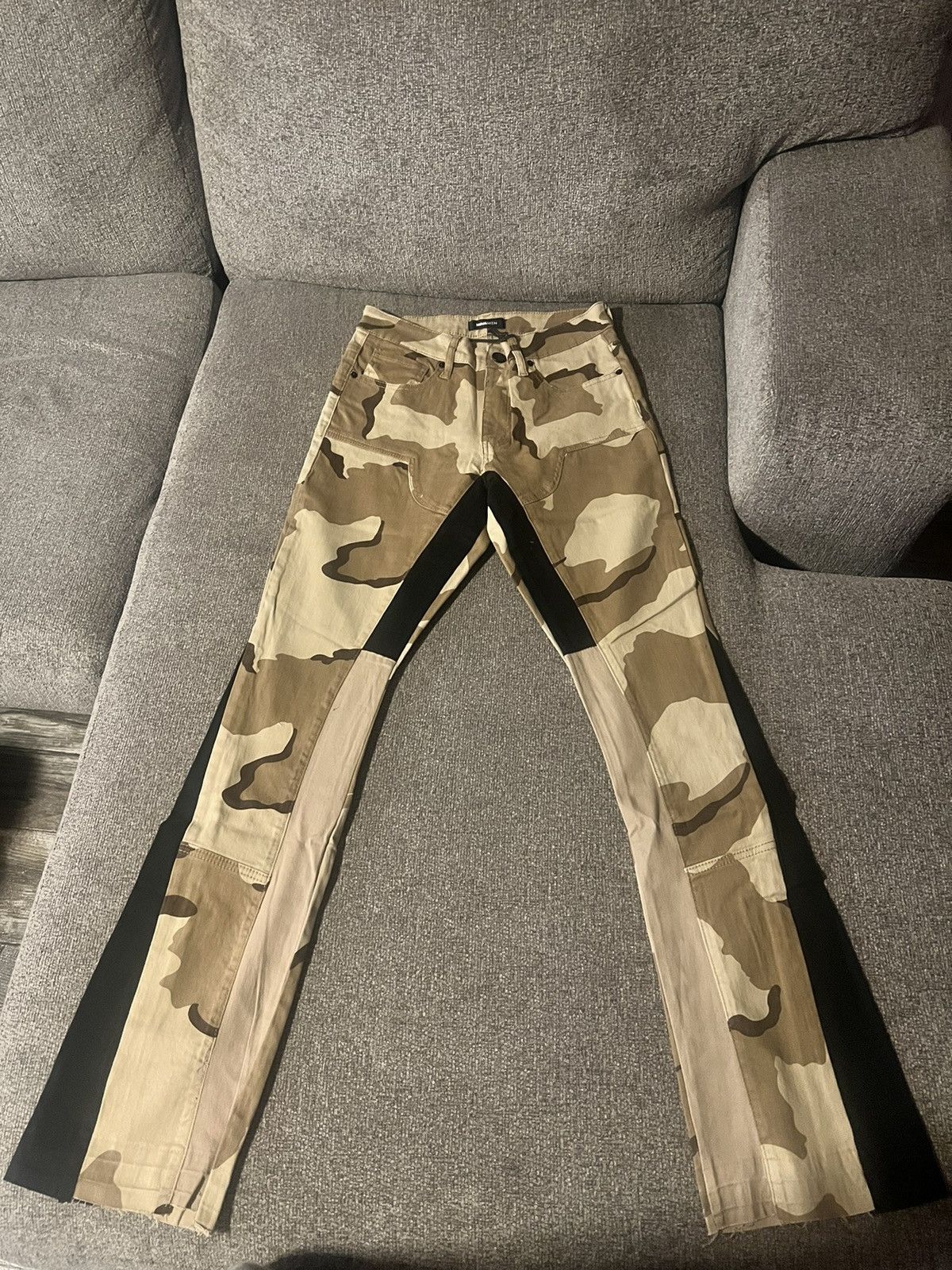 Fashion Nova Martin Stacked Skinny Flare Pants Size US 30 / EU 46 - 2 Thumbnail