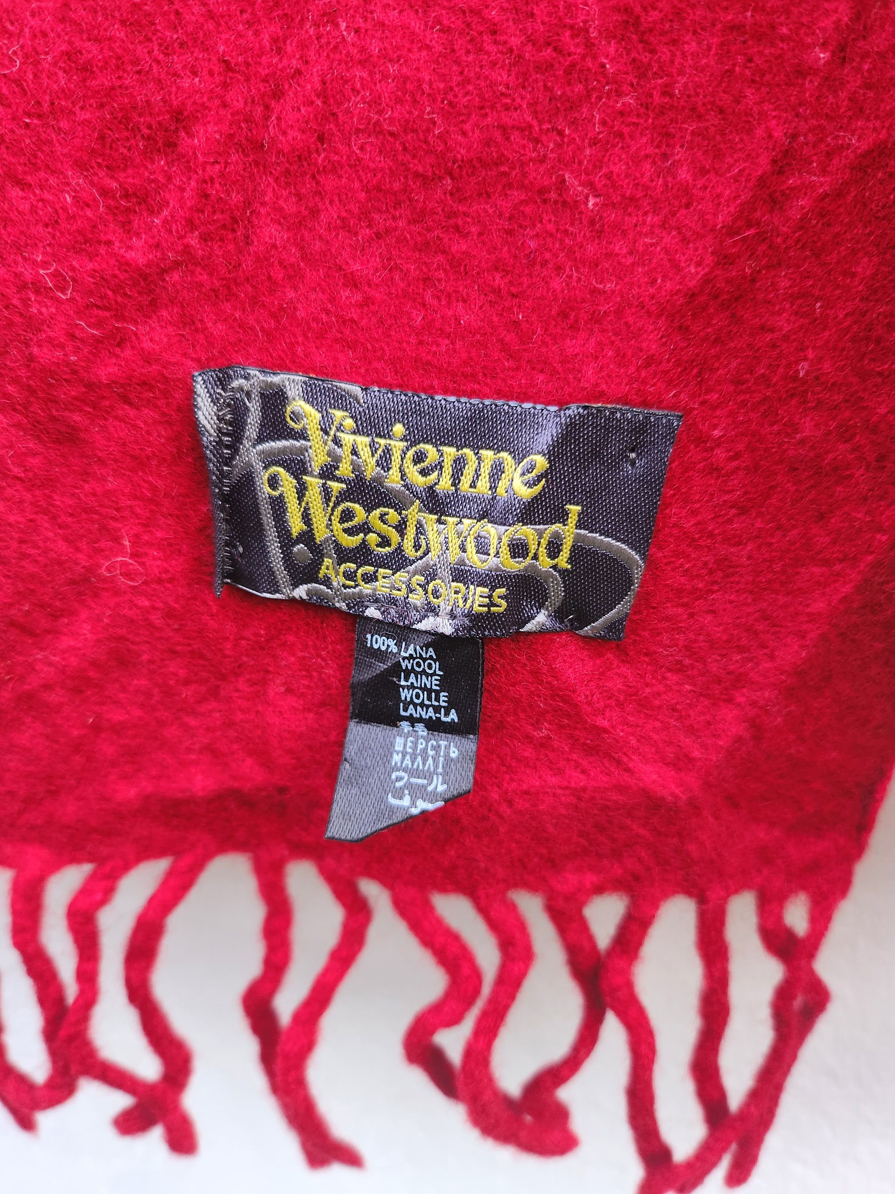 Grailed × Vivienne Westwood 💥Vivienne Westwood Big Scarves Muffler Neck Wrap Wool Size ONE SIZE - 3 Thumbnail