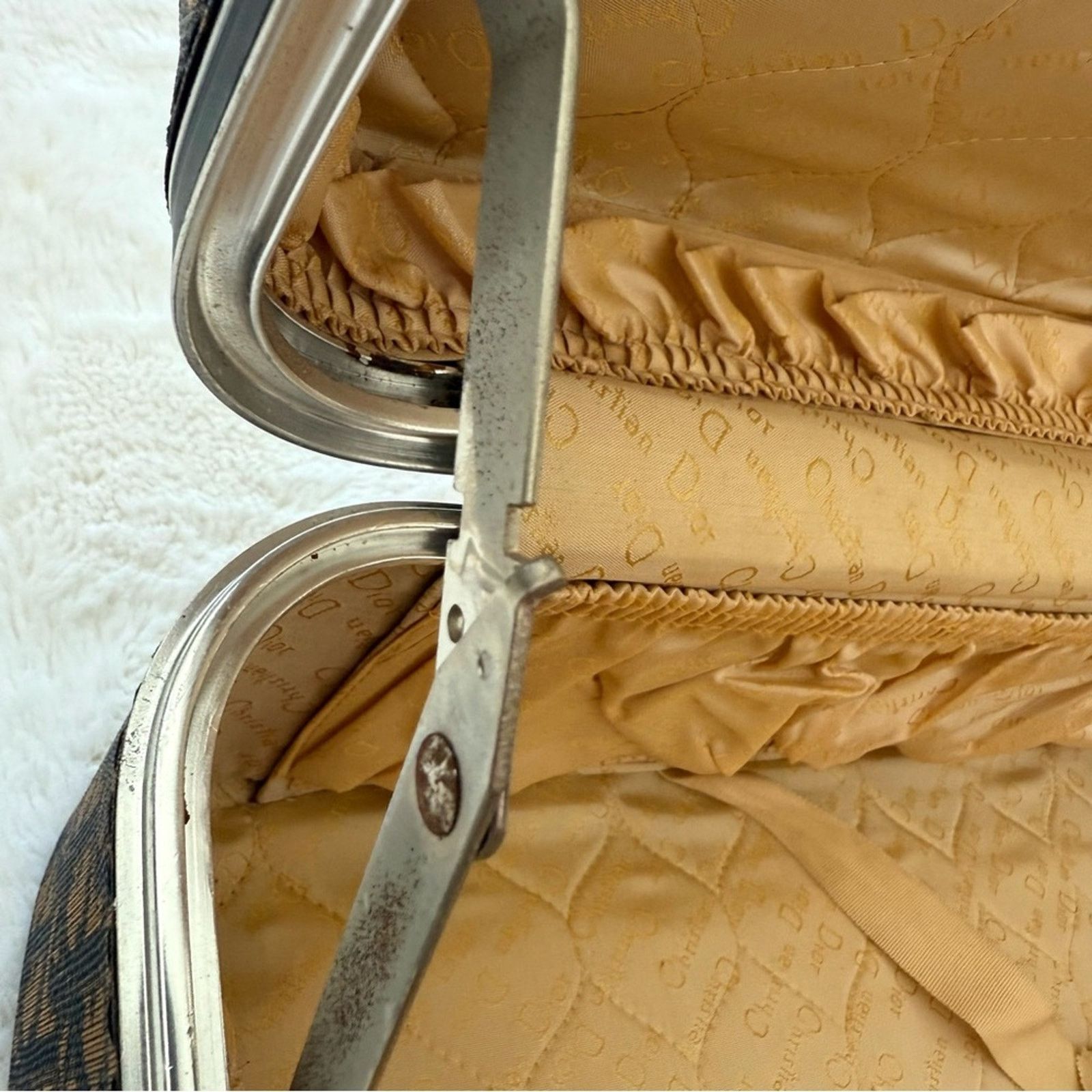 Dior Vintage 1970s Christian Dior Suitcase 100% Authentic 28x18x8 Size ONE SIZE - 12 Thumbnail
