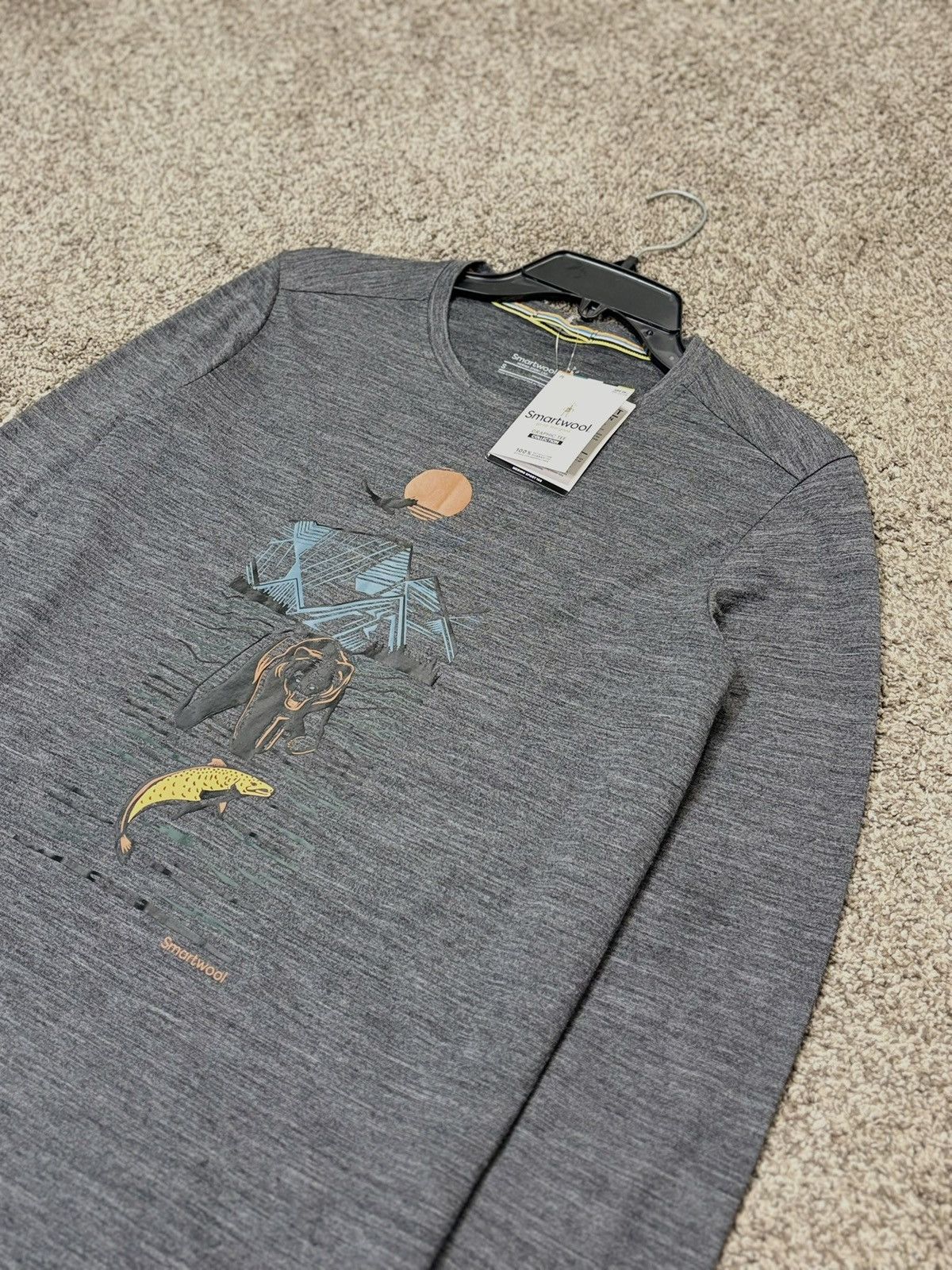 Smartwool Smartwool Sport 150 Alpine Bear Wool Long Sleeve Sweater S Size US S / EU 44-46 / 1 - 3 Thumbnail