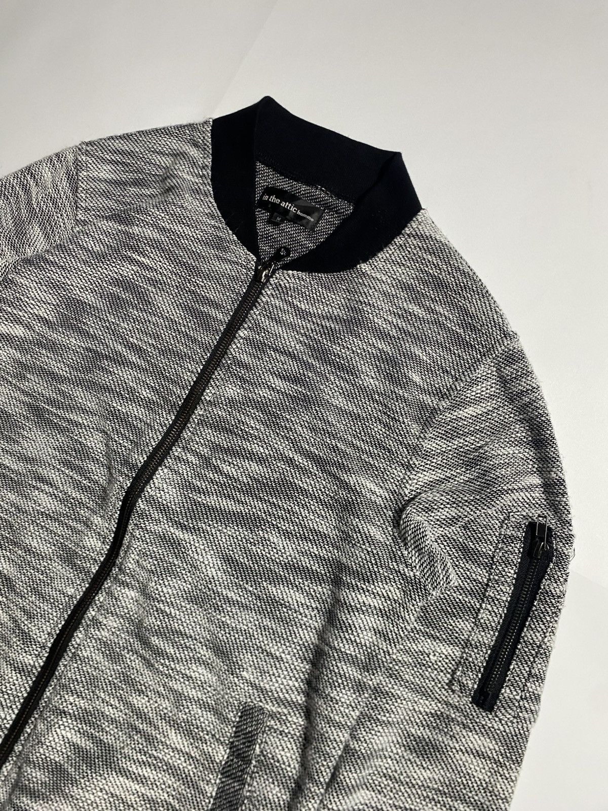 In The Attic IN THE ATTIC HOMME KNIT BOMBER JACKET Size US M / EU 48-50 / 2 - 2 Thumbnail