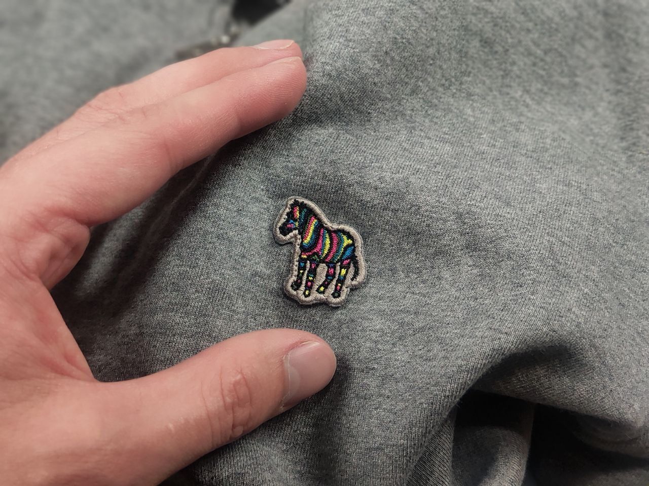 Paul Smith Paul Smith Design Grey Zip Zebra Logo Hoodie Sweatshirt Size US L / EU 52-54 / 3 - 15 Thumbnail