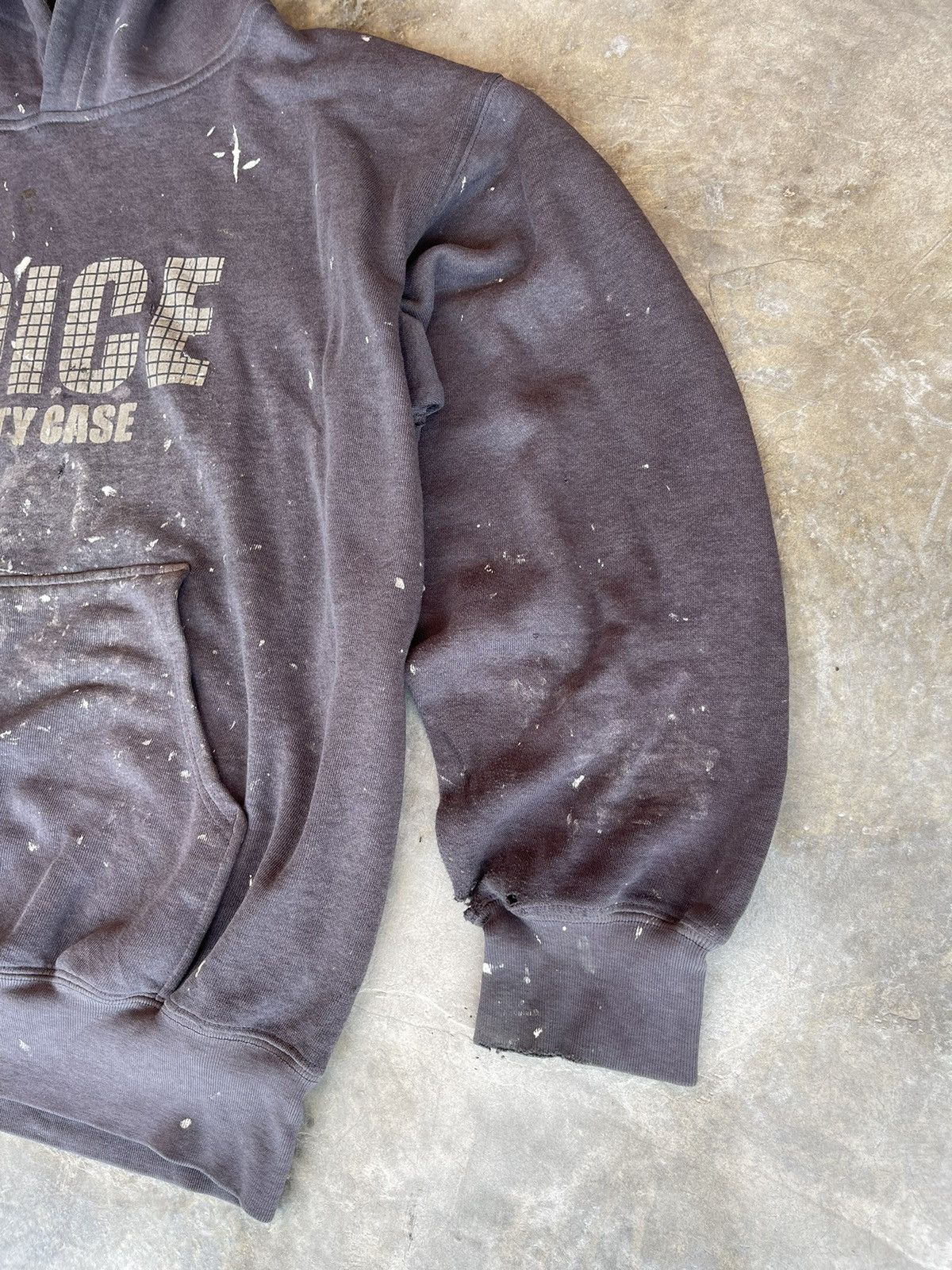 Vintage Vintage Neuterplevo Thrashed Paint Hoodie Size US L / EU 52-54 / 3 - 6 Thumbnail