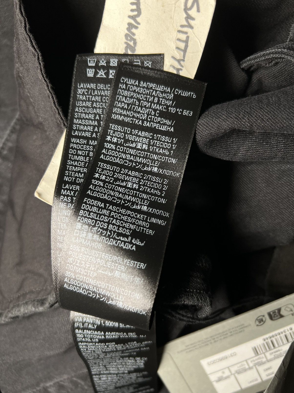 Balenciaga Balenciaga Fifty Fifty Cargo Pants Size US 30 / EU 46 - 14 Thumbnail