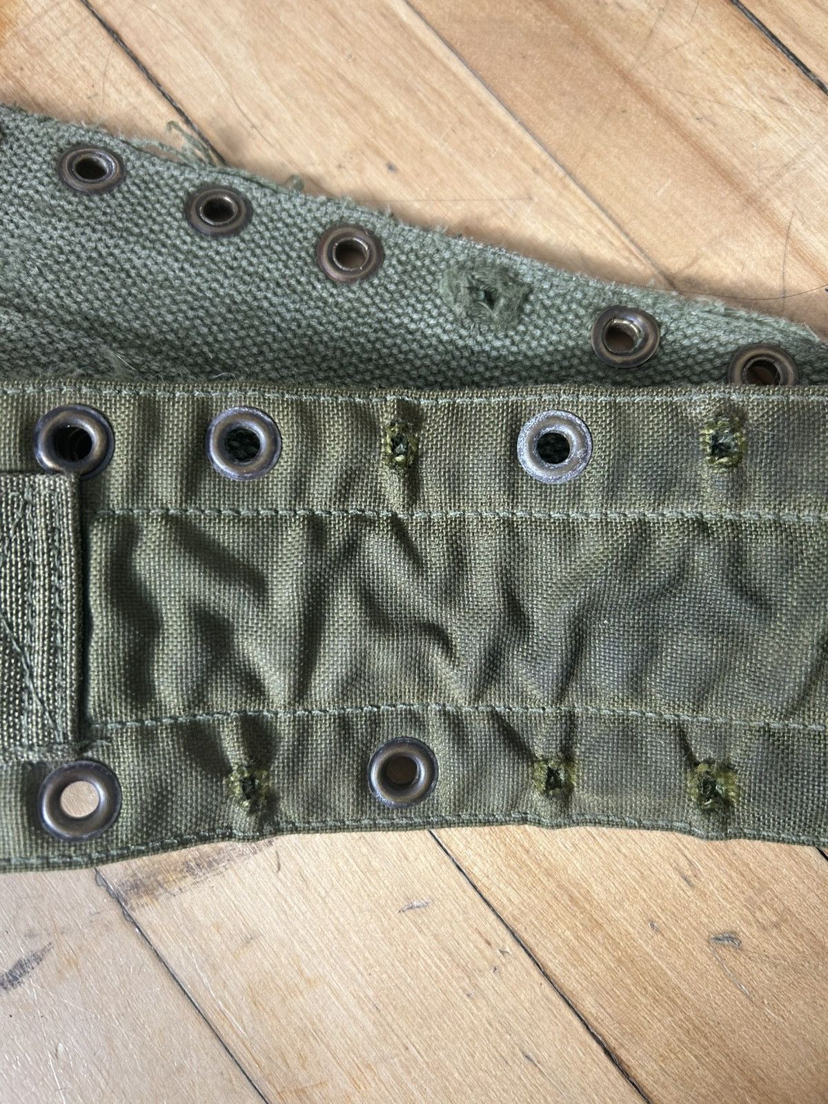 Other Vintage Military Belt Wide Buckle Size ONE SIZE - 5 Thumbnail