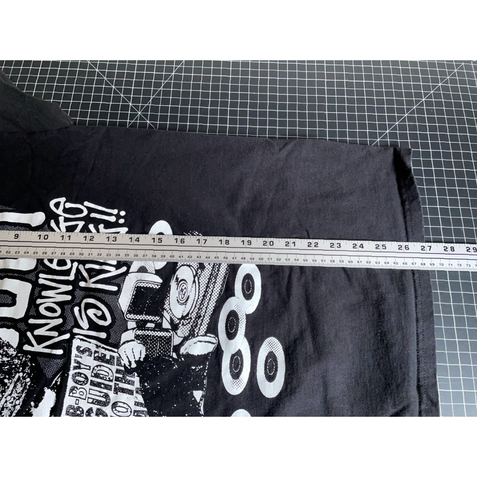 Doublet VTG Stussy Knowledge Is King T-Shirt Adult Large Black Double Sided B-Boy 90s Hip Hop Punk Mens T-Shirt Size US L / EU 52-54 / 3 - 6 Thumbnail