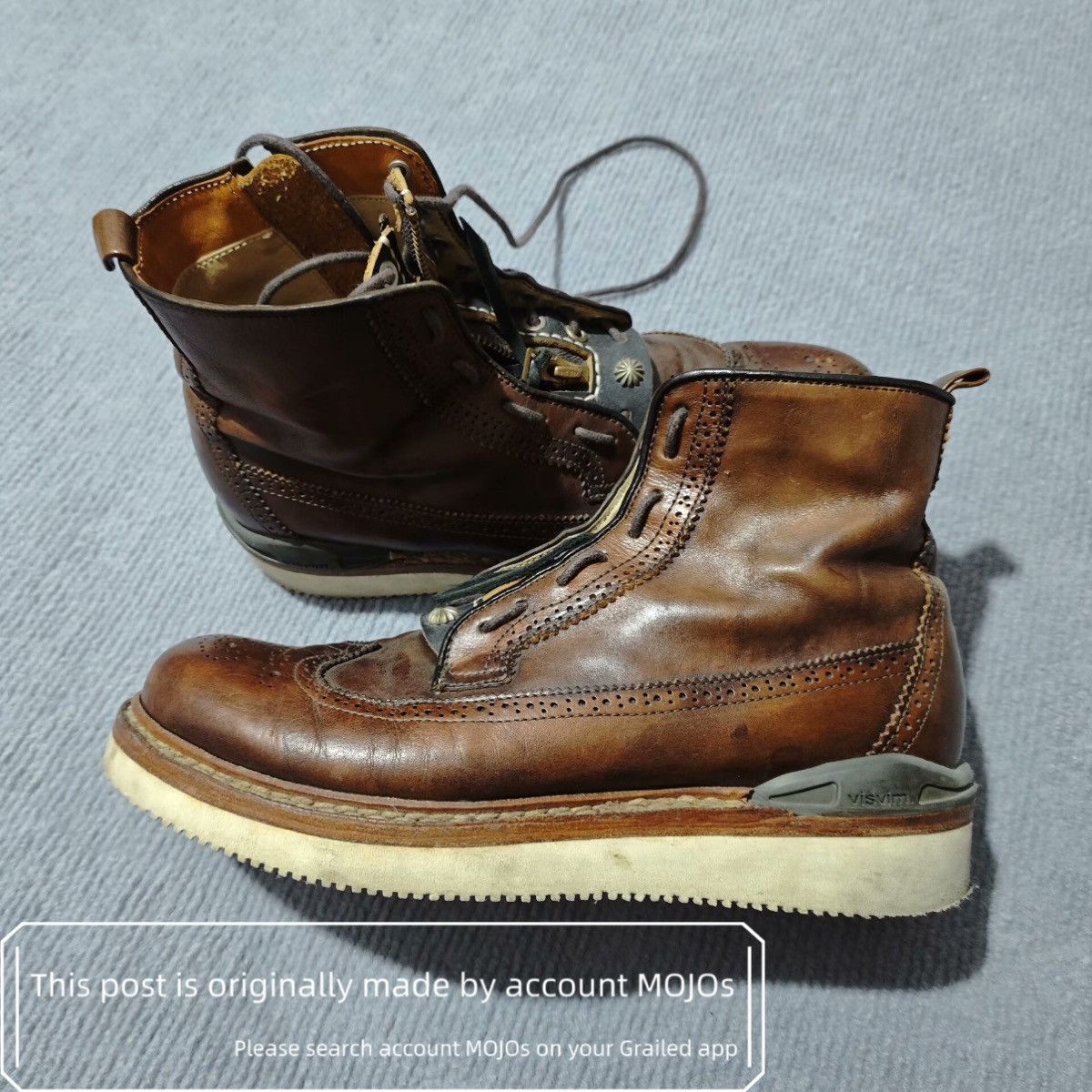 Visvim Sz 9.5 Visvim Patrician Mid- Folk Spot Boots mojos1129 Size US 9.5 / EU 42-43 - 1 Thumbnail