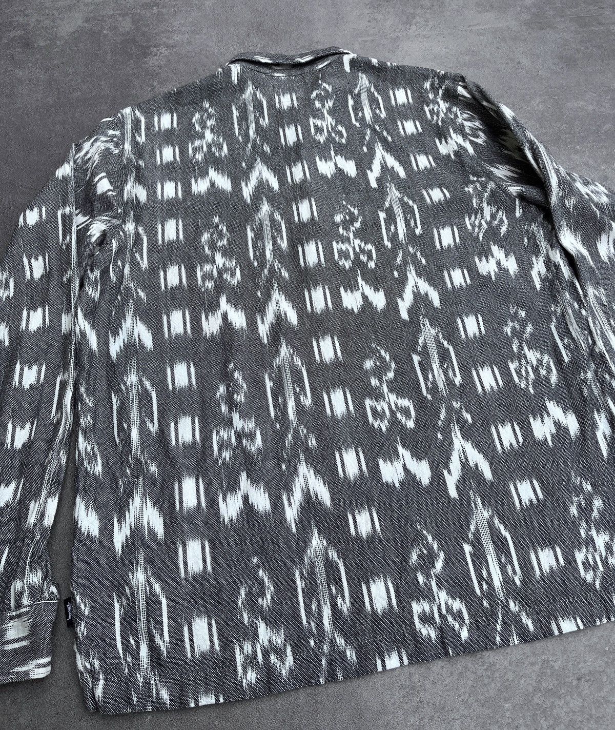 Stussy × Vintage Vintage STUSSY 1/2 Zip Aztec Ethnic Shirt Cotton Size US M / EU 48-50 / 2 - 13 Thumbnail