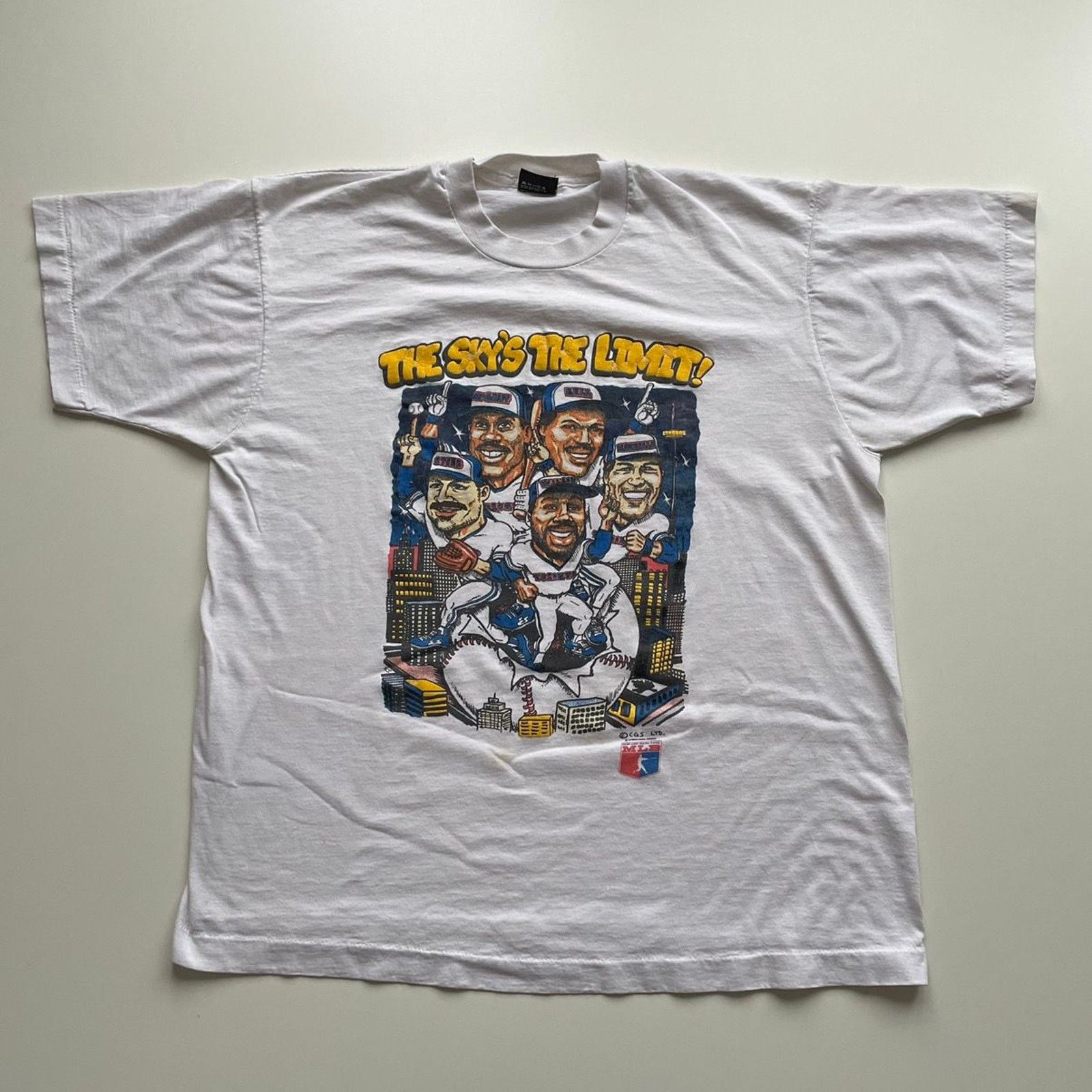 Fruit Of The Loom × MLB × Vintage Vintage Toronto Blue Jays MLB T Shirt Large Single Stitch Size US L / EU 52-54 / 3 - 1 Thumbnail