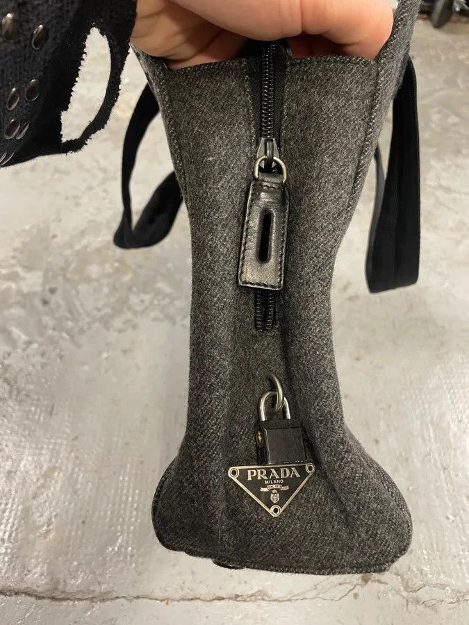 Prada FW1999 Prada Grey Bag (OS) Size ONE SIZE - 6 Thumbnail
