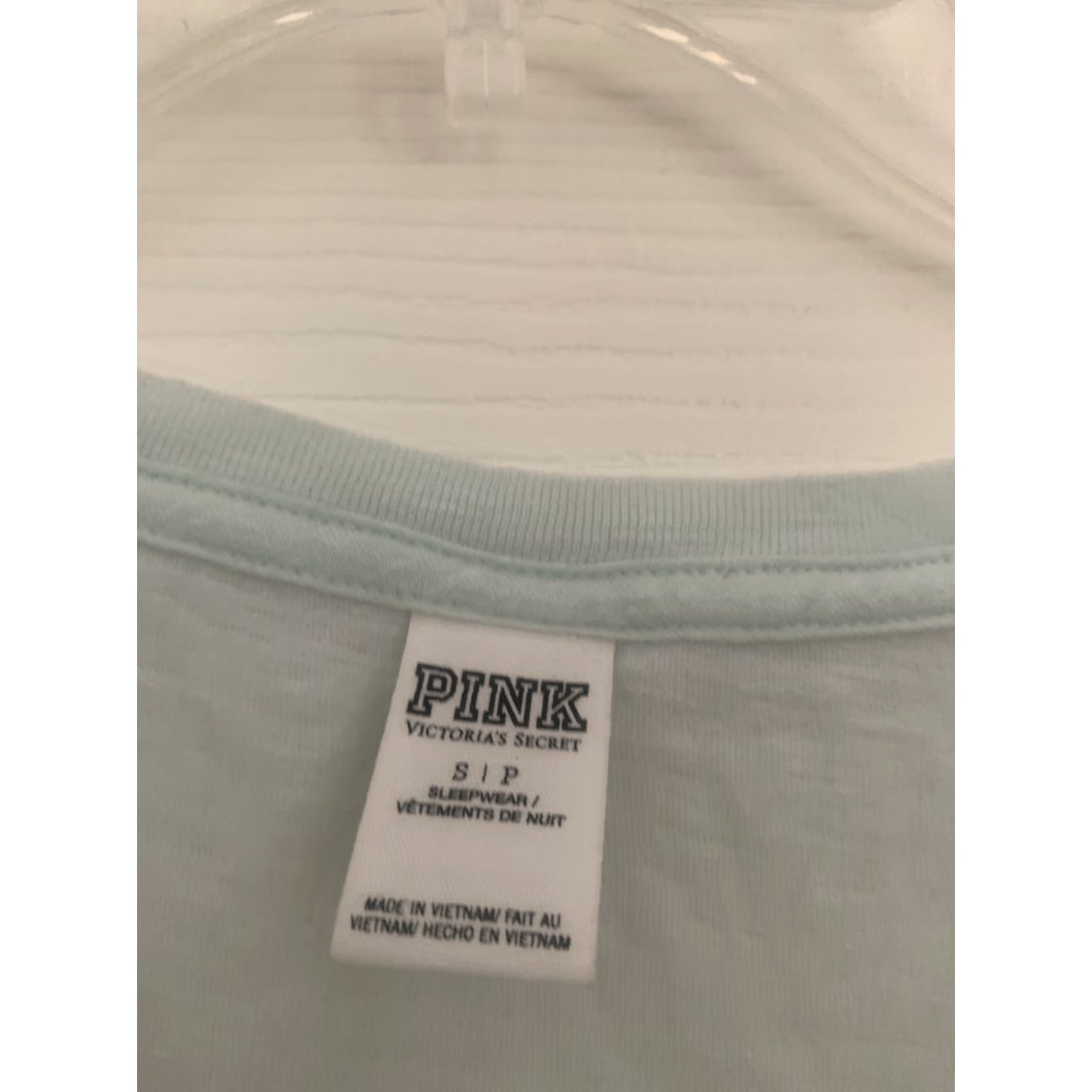Victoria's Secret VICTORIA SECRET Women’s T Shirt Women’s Size Small Teal Blue V Neck Size S / US 4 / IT 40 - 4 Thumbnail