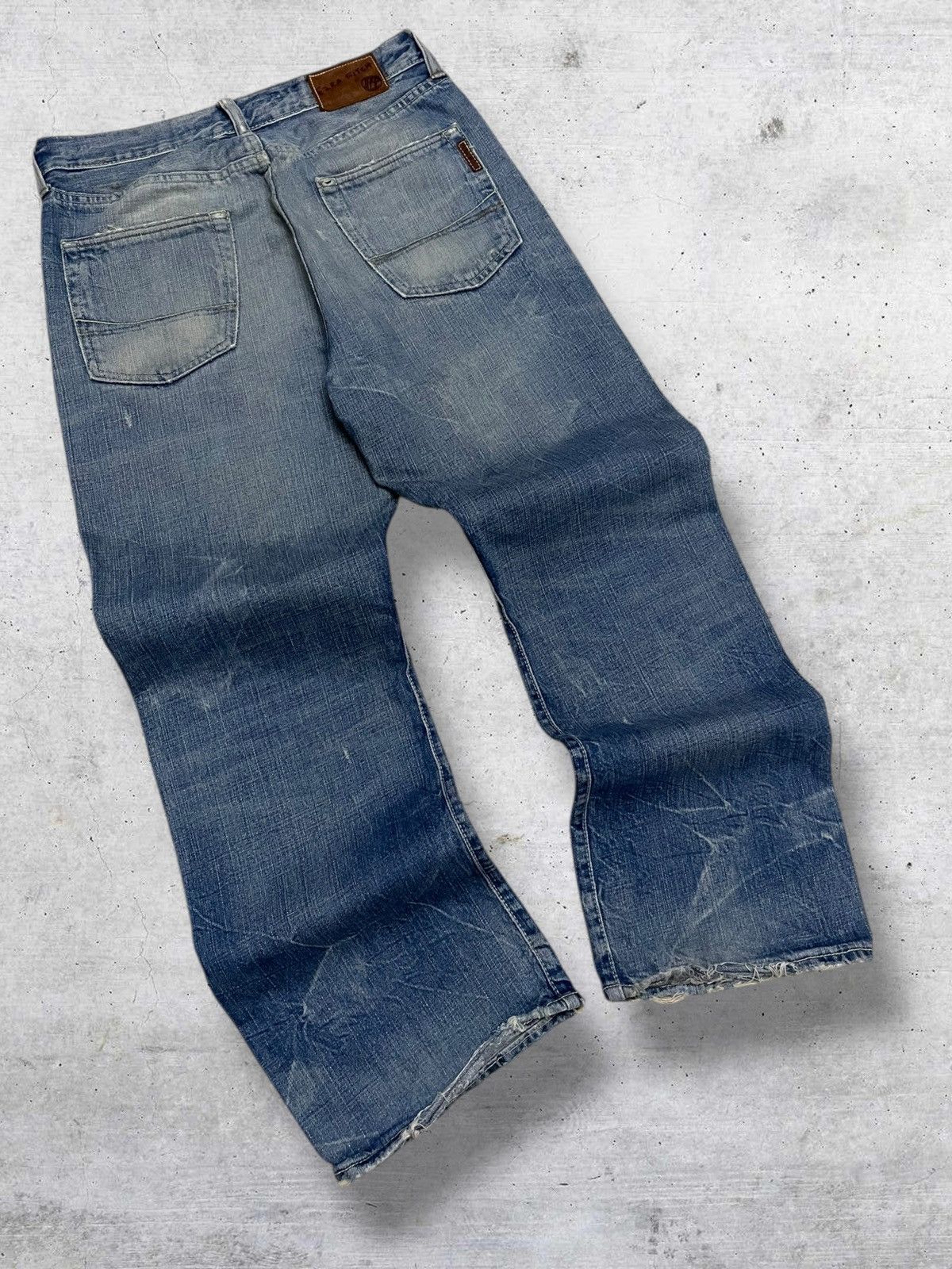 semanticdesign VINTAGE EZRA FITCH RARE JAPAN DESIGNER 90S MUWASH DENIM Size US 30 / EU 46 - 9 Thumbnail
