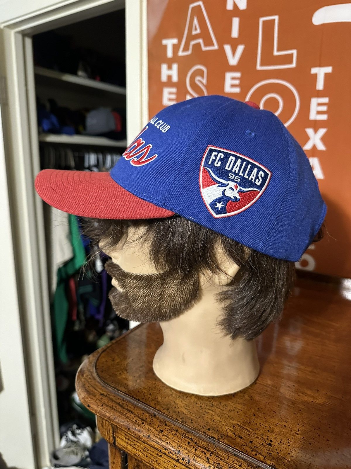 Mitchell & Ness × Vintage Vintage MLS Mitchell & Ness FC Dallas hat 90s Size ONE SIZE - 5 Thumbnail