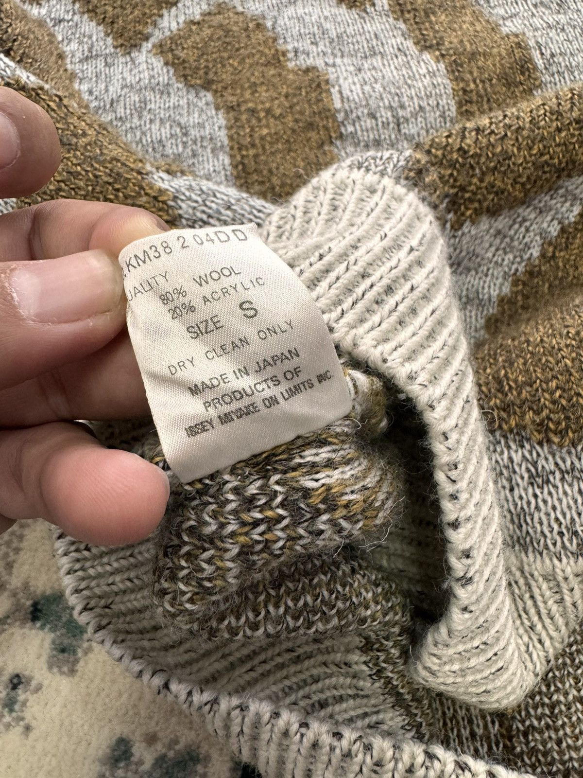 Issey Miyake ARCHIVE ISSEY MIYAKE MEN 1988 KNITWEAR SWEATER Size US S / EU 44-46 / 1 - 9 Thumbnail