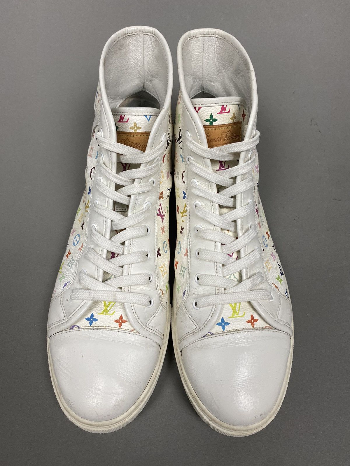 Louis Vuitton × Takashi Murakami Louis vuitton x takashi murakami high top sneakers Size US 8 / EU 41 - 2 Thumbnail