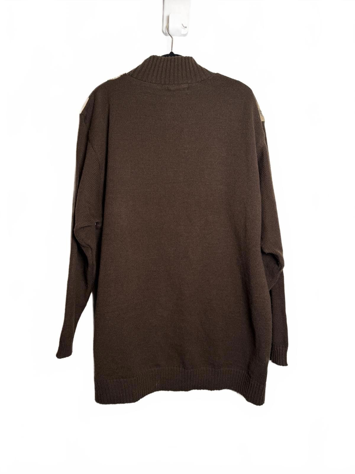 Sean John Y2K Sean John Suede Patchwork Sweater Size US XXL / EU 58 / 5 - 4 Thumbnail