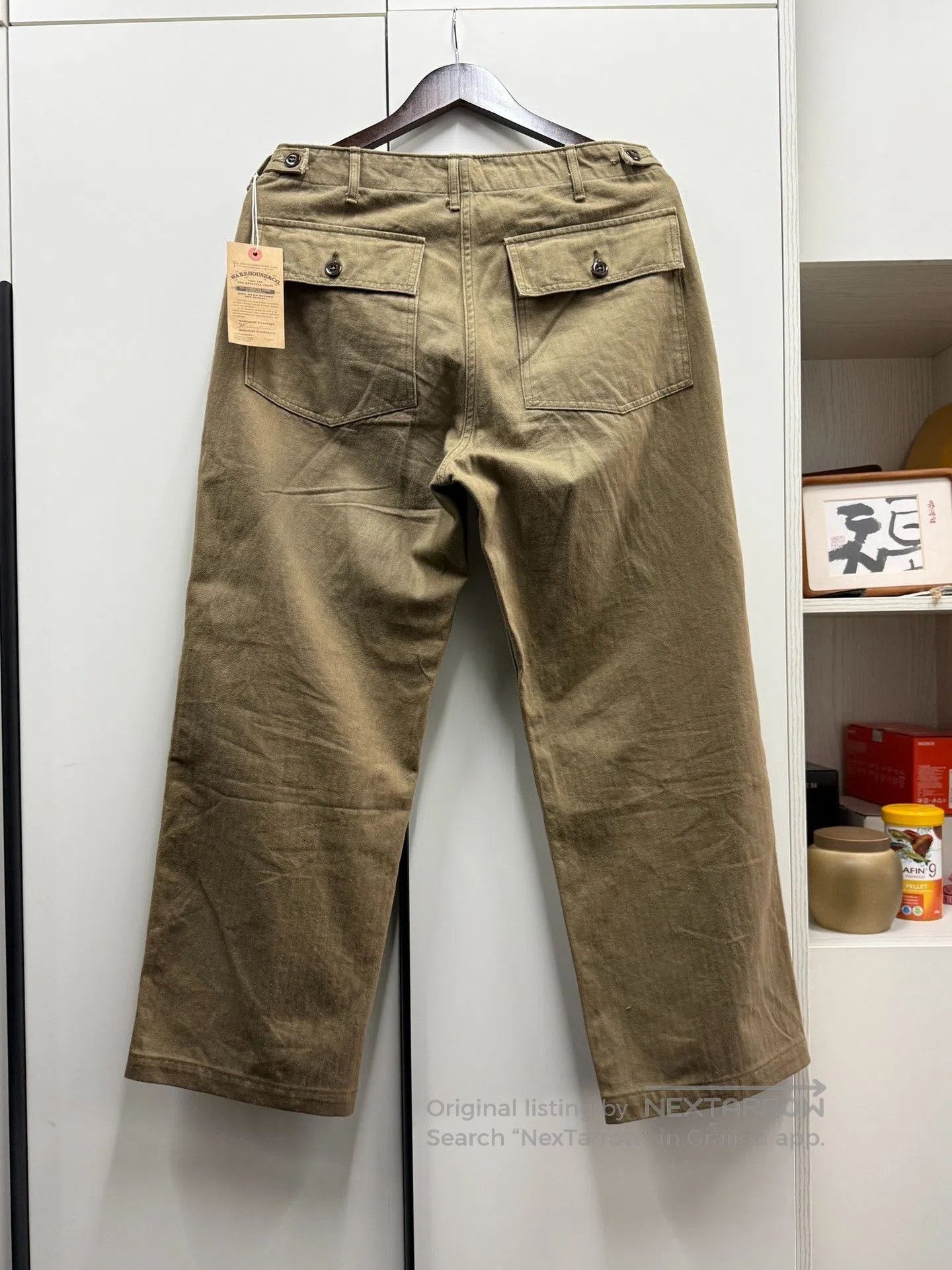 Warehouse Warehouse American Retro Herringbone Officer Pants. Size US 32 / EU 48 - 3 Thumbnail