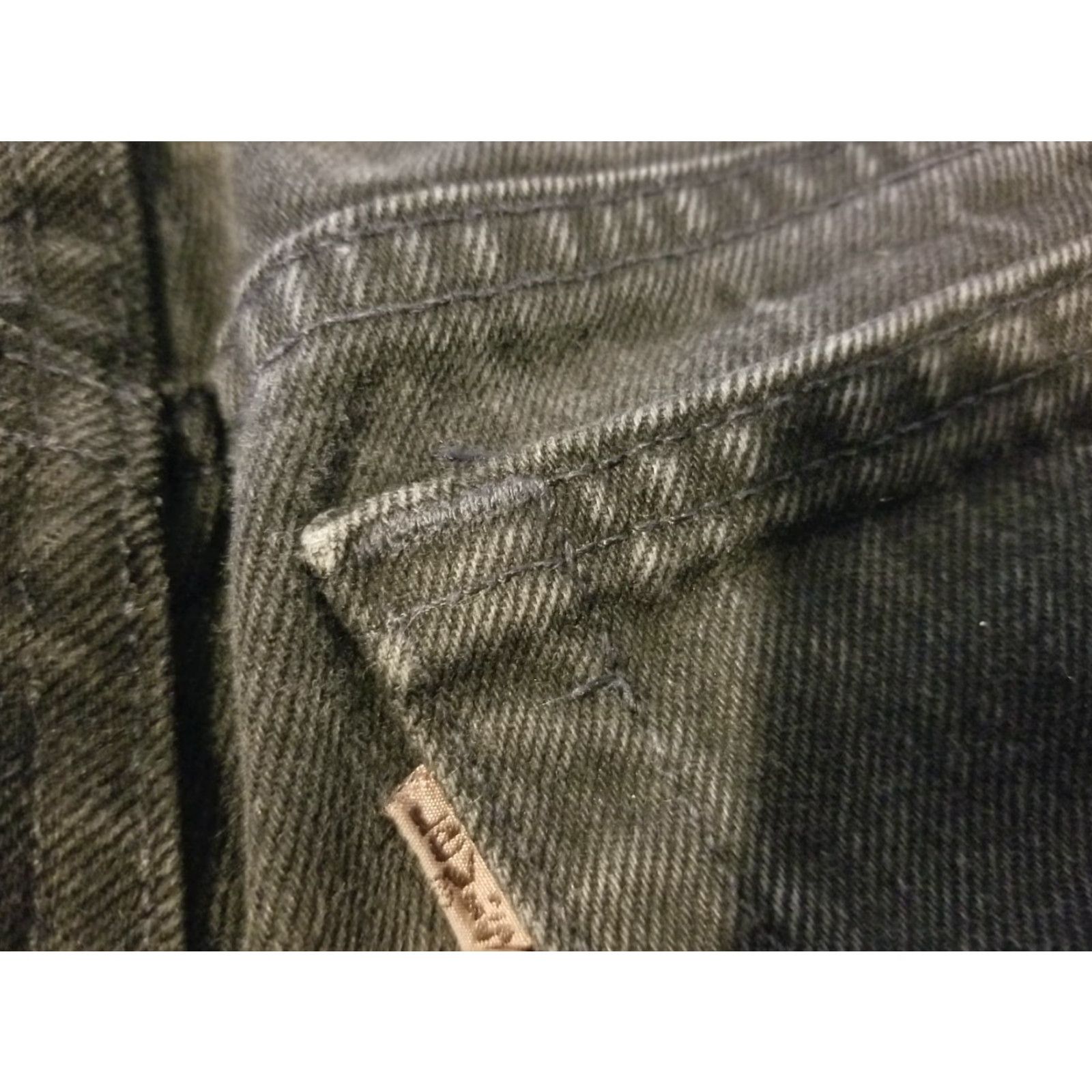 Levi's VINTAGE Levi's 545 Jeans Mens 34x30 Black Straight Denim 5-Pocket Regular Fit Pants Size US 34 / EU 50 - 2 Thumbnail