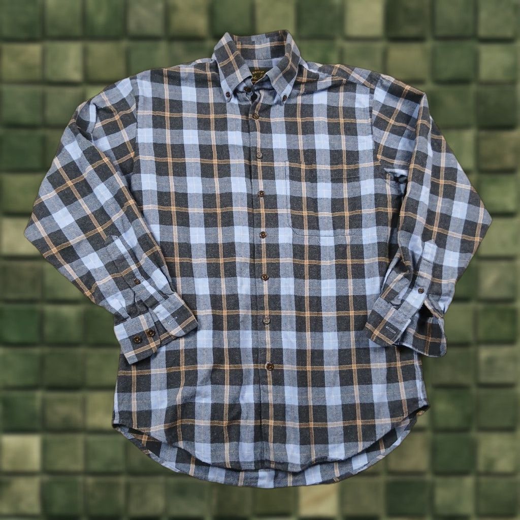 Orvis Orvis Signature Button Up Flannel Shirt Mens Medium Blue Plaid Shirt Long Sleeve casual Workwear Size US M / EU 48-50 / 2 - 1 Thumbnail