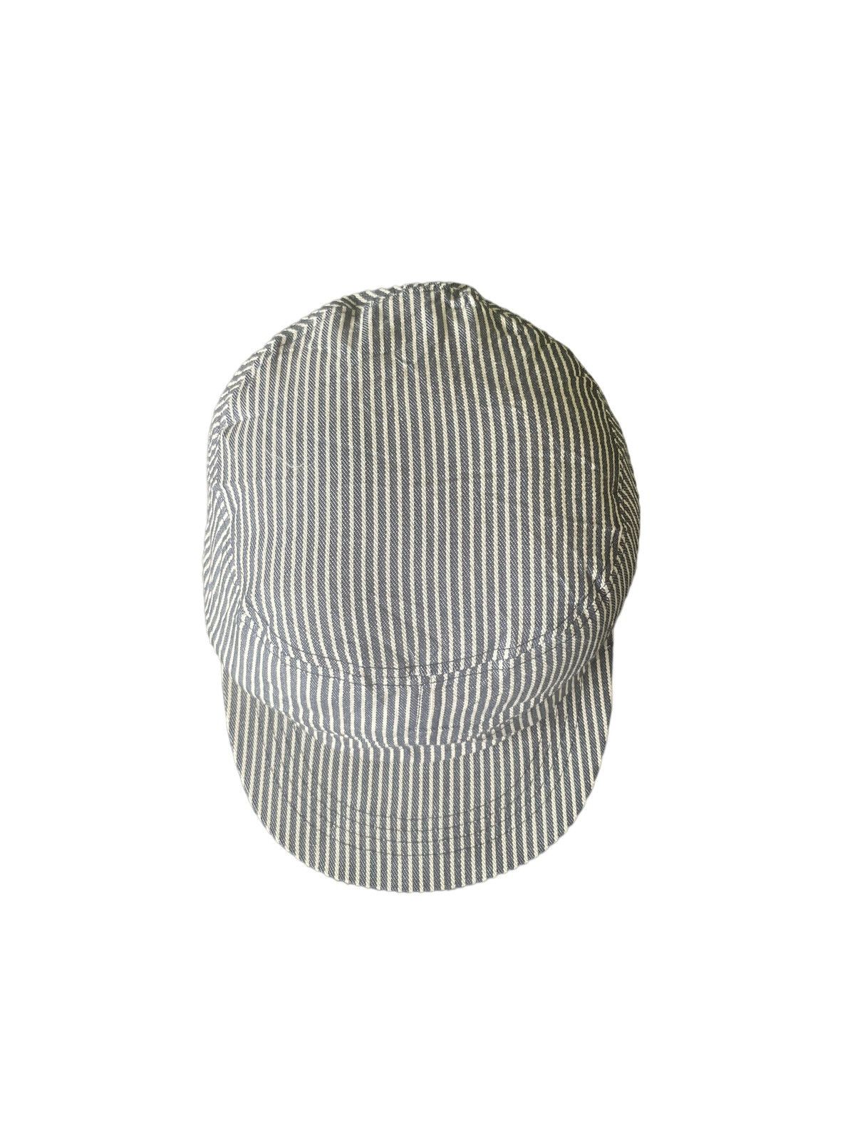 Japanese Brand Vintage Bonmax Hickory Workers Cap Size ONE SIZE - 6 Thumbnail