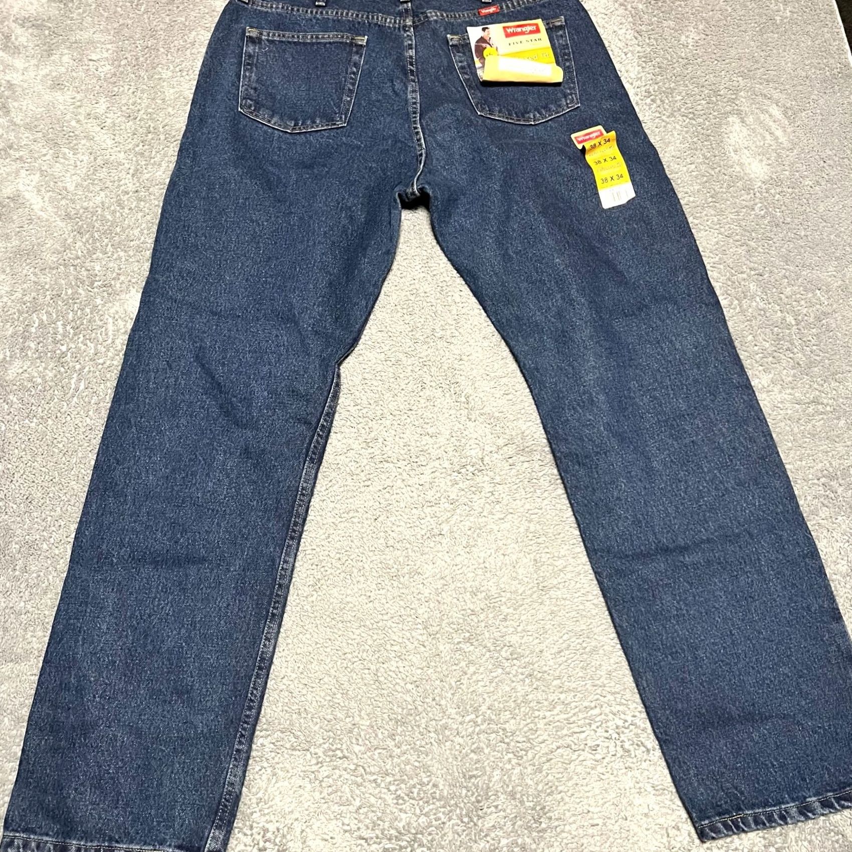 Wrangler Wrangler Jeans Pants Denim Straight Relaxed Mens 38 x34 able Size US 38 / EU 54 - 2 Thumbnail