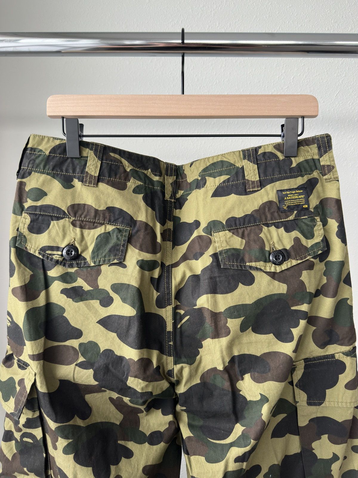 Bape BAPE Cargo Pants Green Camo Size US 32 / EU 48 - 9 Thumbnail