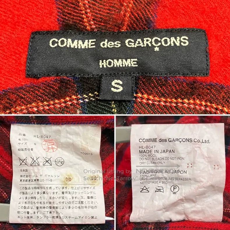 Comme des Garcons Comme des Garcons Plaid Flannel Shirt Size S / US 4 / IT 40 - 9 Thumbnail