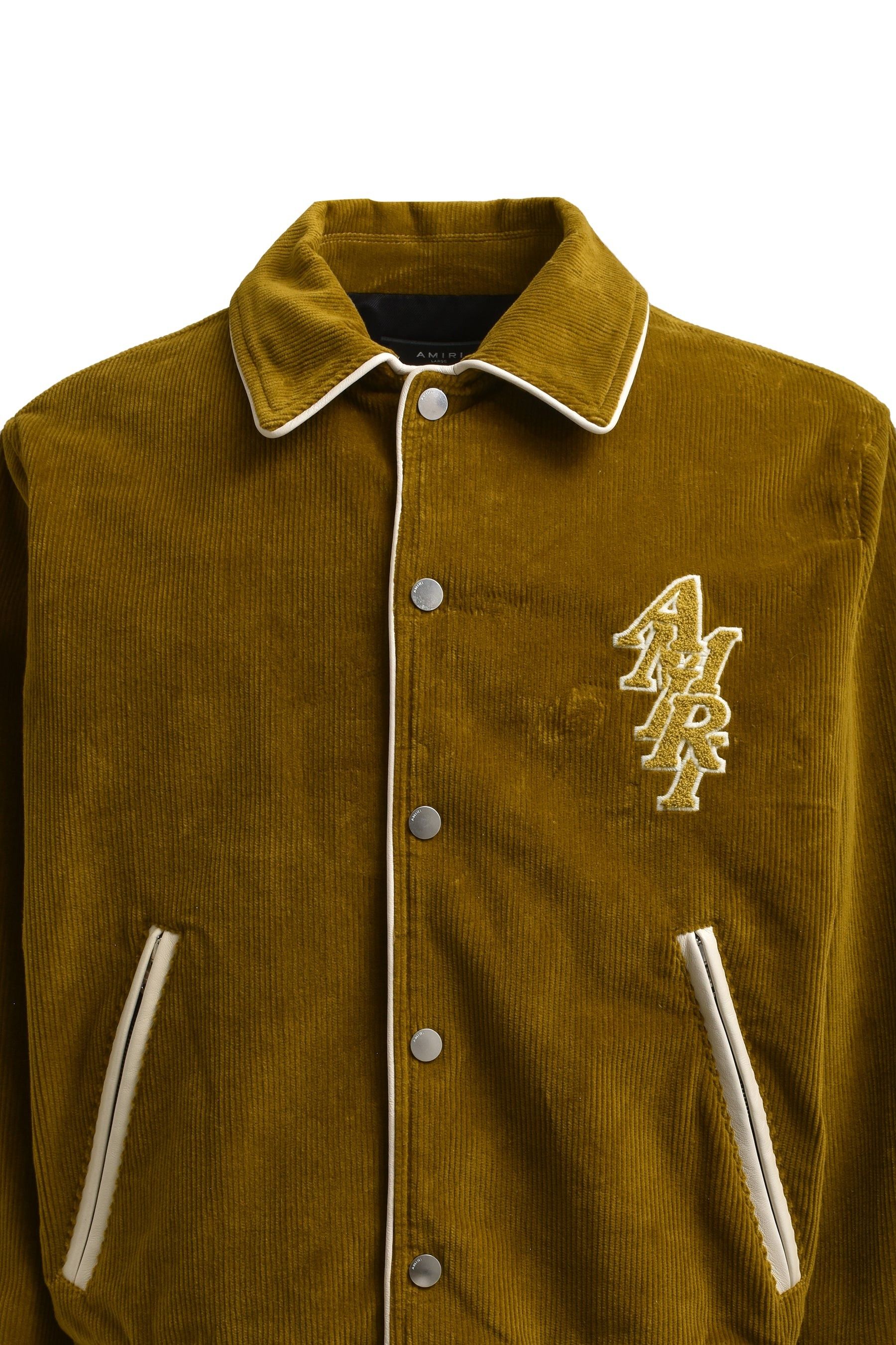 Amiri o1mle0725 Corduroy Teddy Jacket Chai Tea in Yellow Size US M / EU 48-50 / 2 - 4 Thumbnail