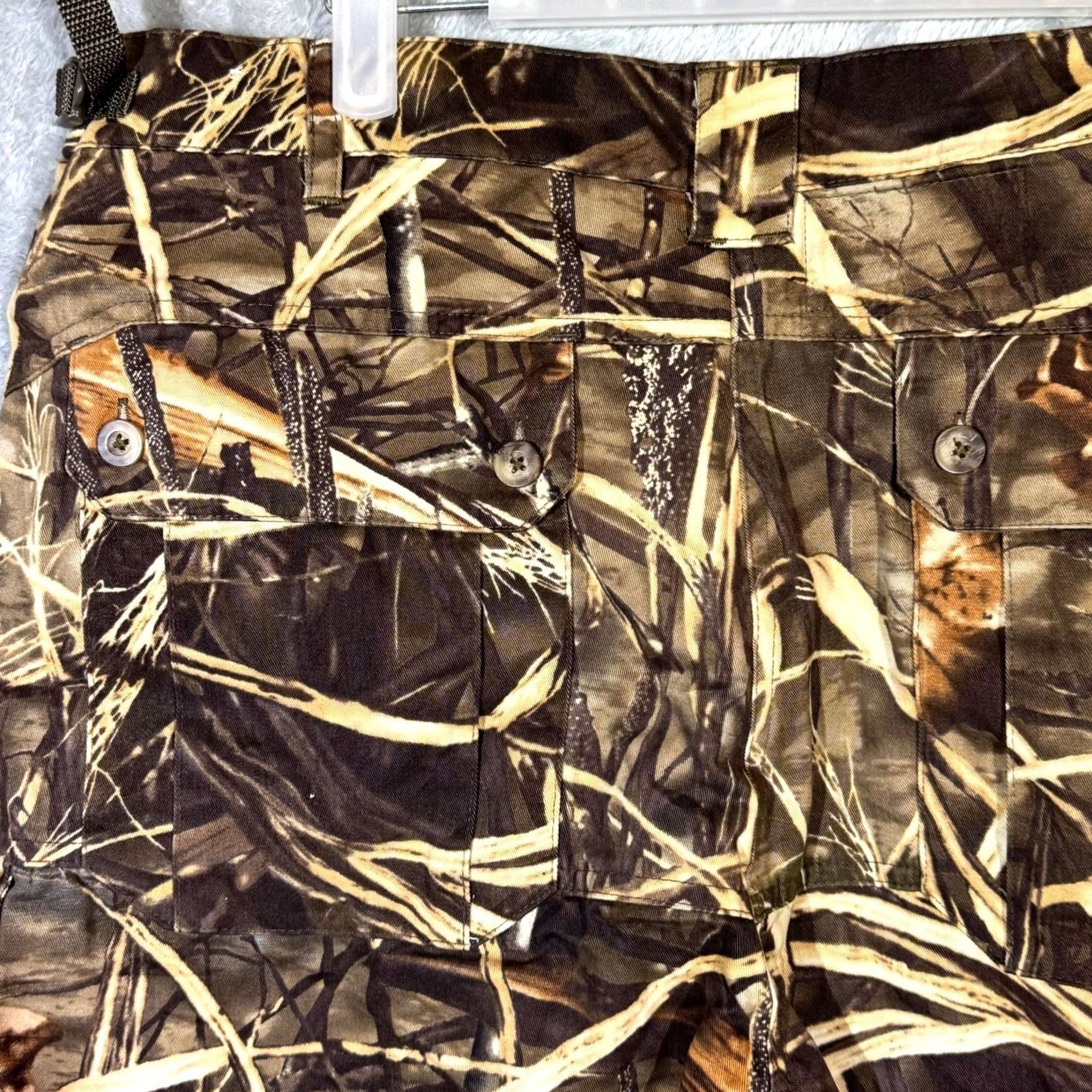 Realtree Game Winner Cargo Pants Men’s XL Realtree Camo 100% Cotton Hunting Straight Modern Outdoor Mens XL Camouflage Cargo Pants Size US 36 / EU 52 - 6 Thumbnail