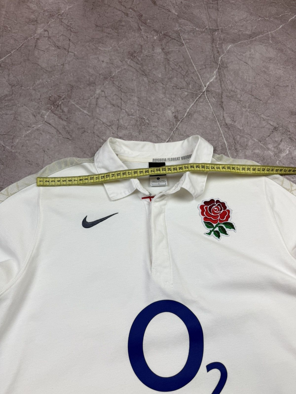 Nike VINTAGE NIKE MEN'S RUGBY ENGLAND LONG SLEEVE HOME SHIRT JERS Size US L / EU 52-54 / 3 - 14 Thumbnail