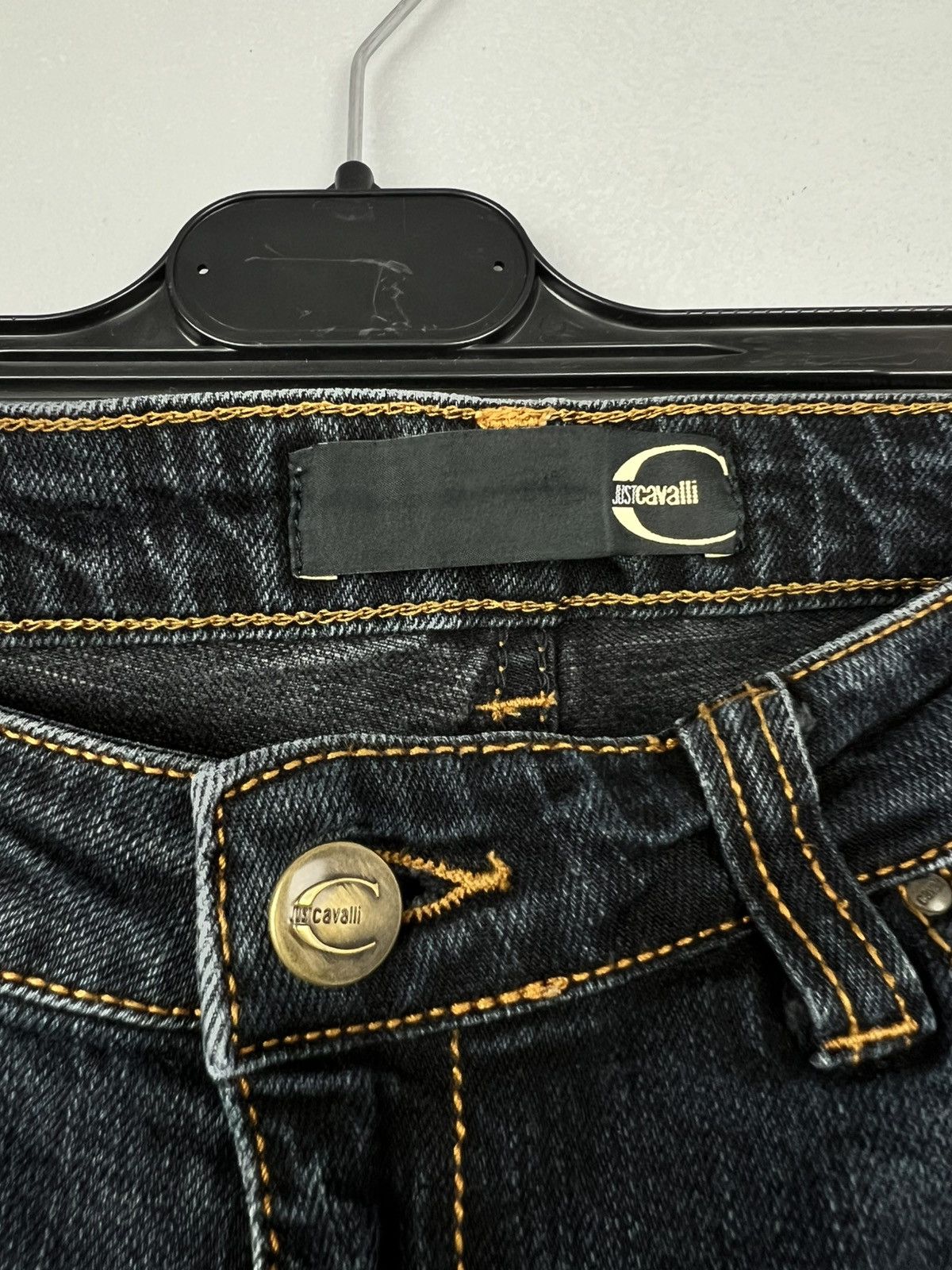 Just Cavalli × Roberto Cavalli Just Cavalli Avant-garde Roberto Jeans Denim Pants Y2K Size 28" / US 6 / IT 42 - 3 Thumbnail