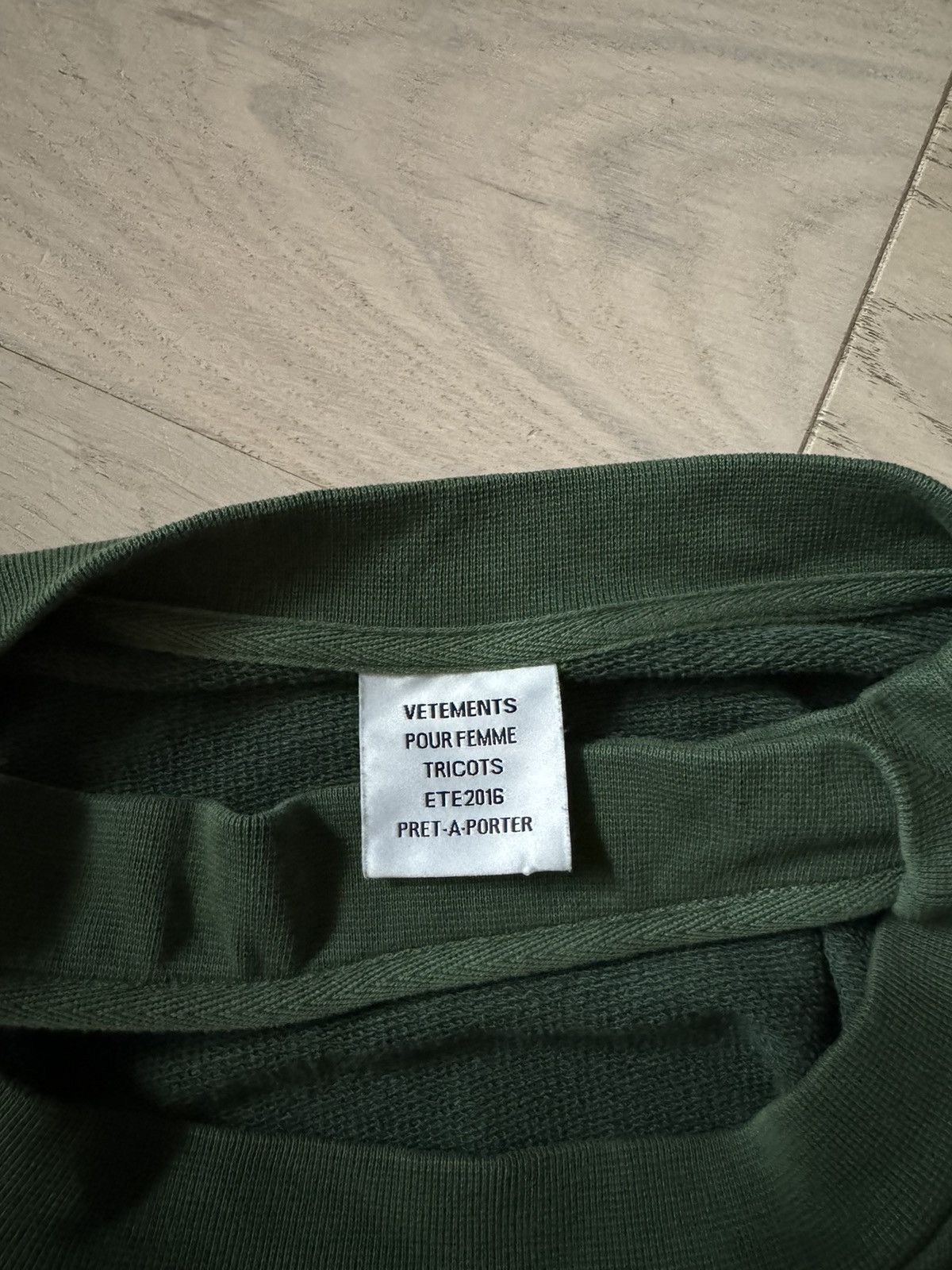 Vetements Vetements 2016 Polizei Reversible Sweatshirt Size US XS / EU 42 / 0 - 8 Thumbnail