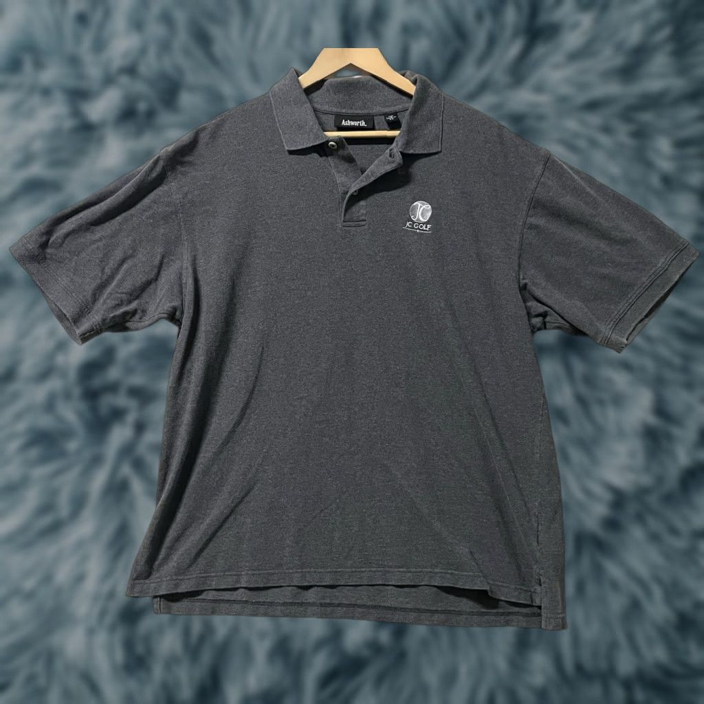Vintage Ashworth Polo Shirt Mens XL Gray Embroidered Logo Knit Short Sleeve Golf Size US XL / EU 56 / 4 - 1 Thumbnail