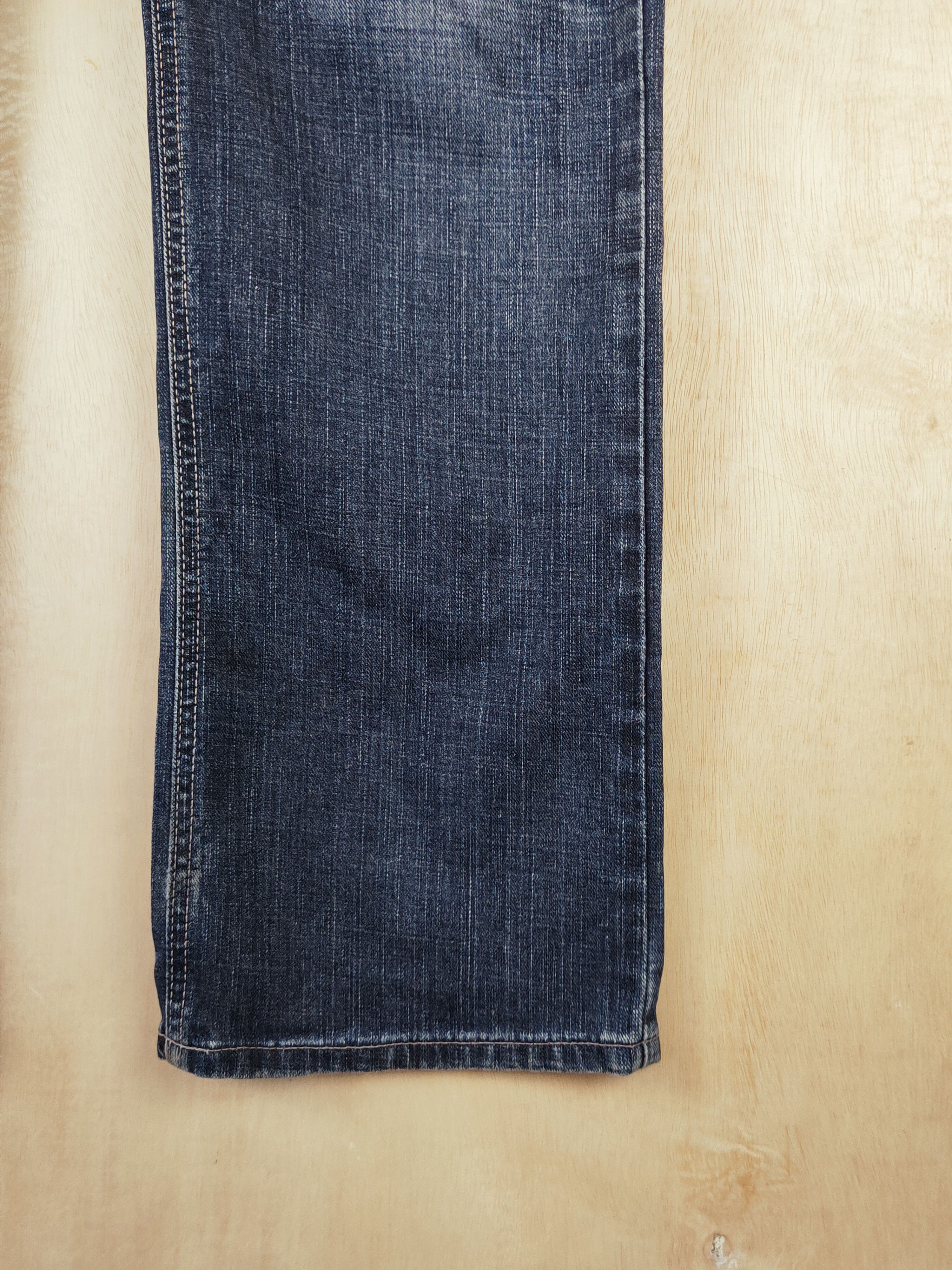 Edwin Edwin Dark Blue Distressed Ripped Jeans #S2673 Size US 35 - 6 Thumbnail