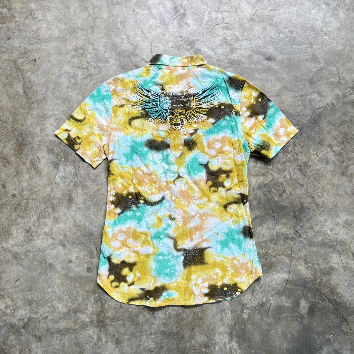 14th Addiction 2000s GRZ & M Midas Style Western Dye Snap Button Shirt Size US L / EU 52-54 / 3 - 2 Thumbnail