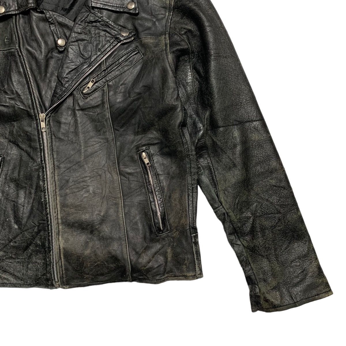 Other R Double Colar Leather Jacket Size US S / EU 44-46 / 1 - 3 Thumbnail