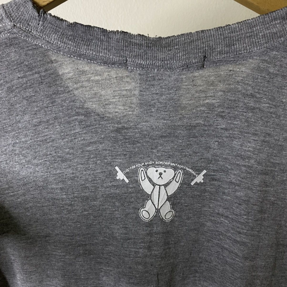 Japanese Brand Vintage 1990s BonzaiPaint Japanese Streetwear Brand LS Tee Size US L / EU 52-54 / 3 - 7 Thumbnail