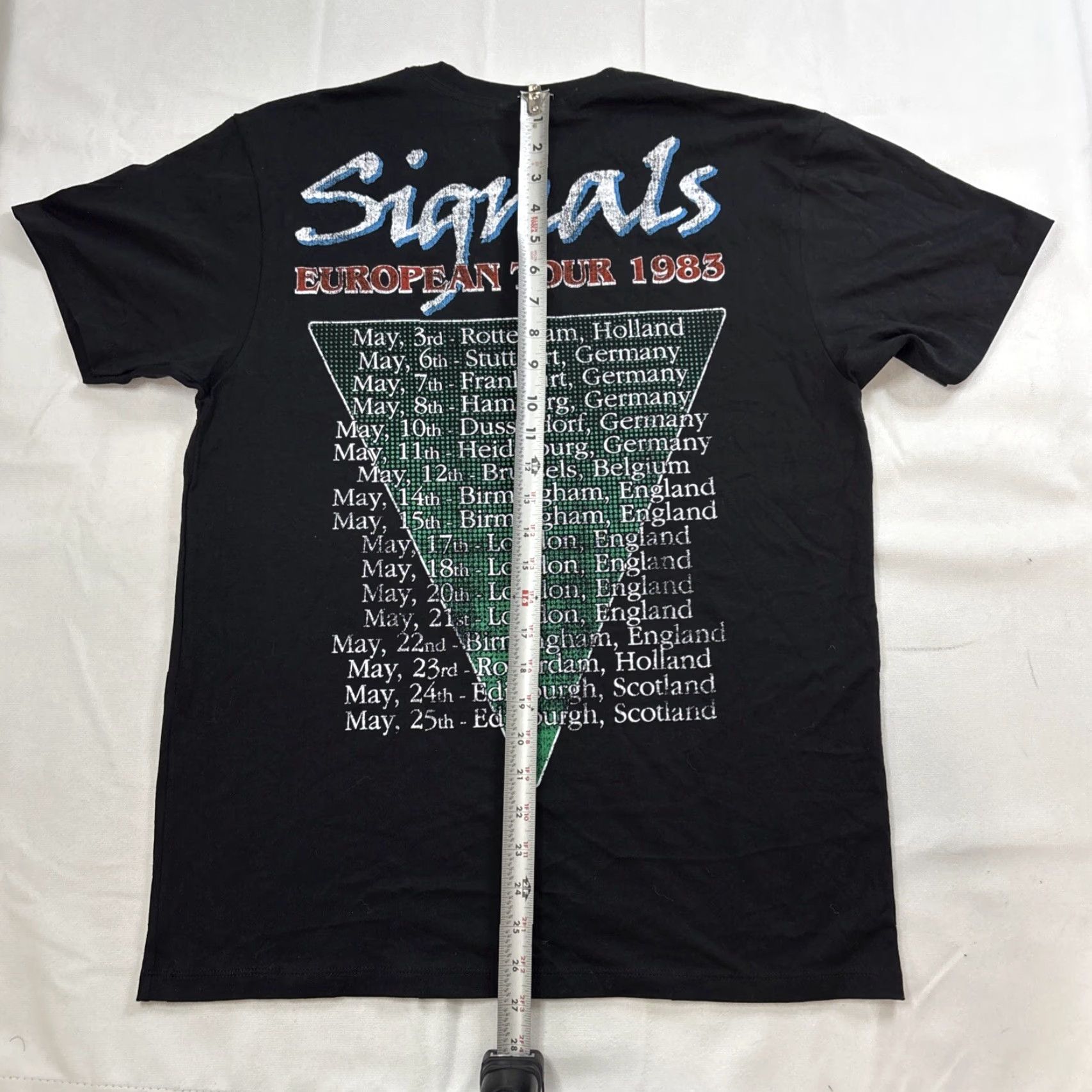 Vintage Control Rush Men's T-Shirt Slim Fit M NWOT Black 1983 Tour Signals European Slimming"} Size US M / EU 48-50 / 2 - 6 Thumbnail