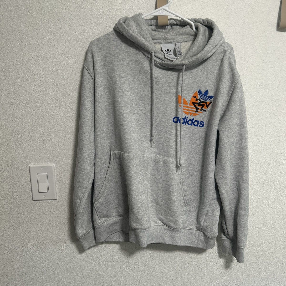 Adidas adidas Originals Trefoil Hoodie Light Grey Heather Size US L / EU 52-54 / 3 - 1 Thumbnail