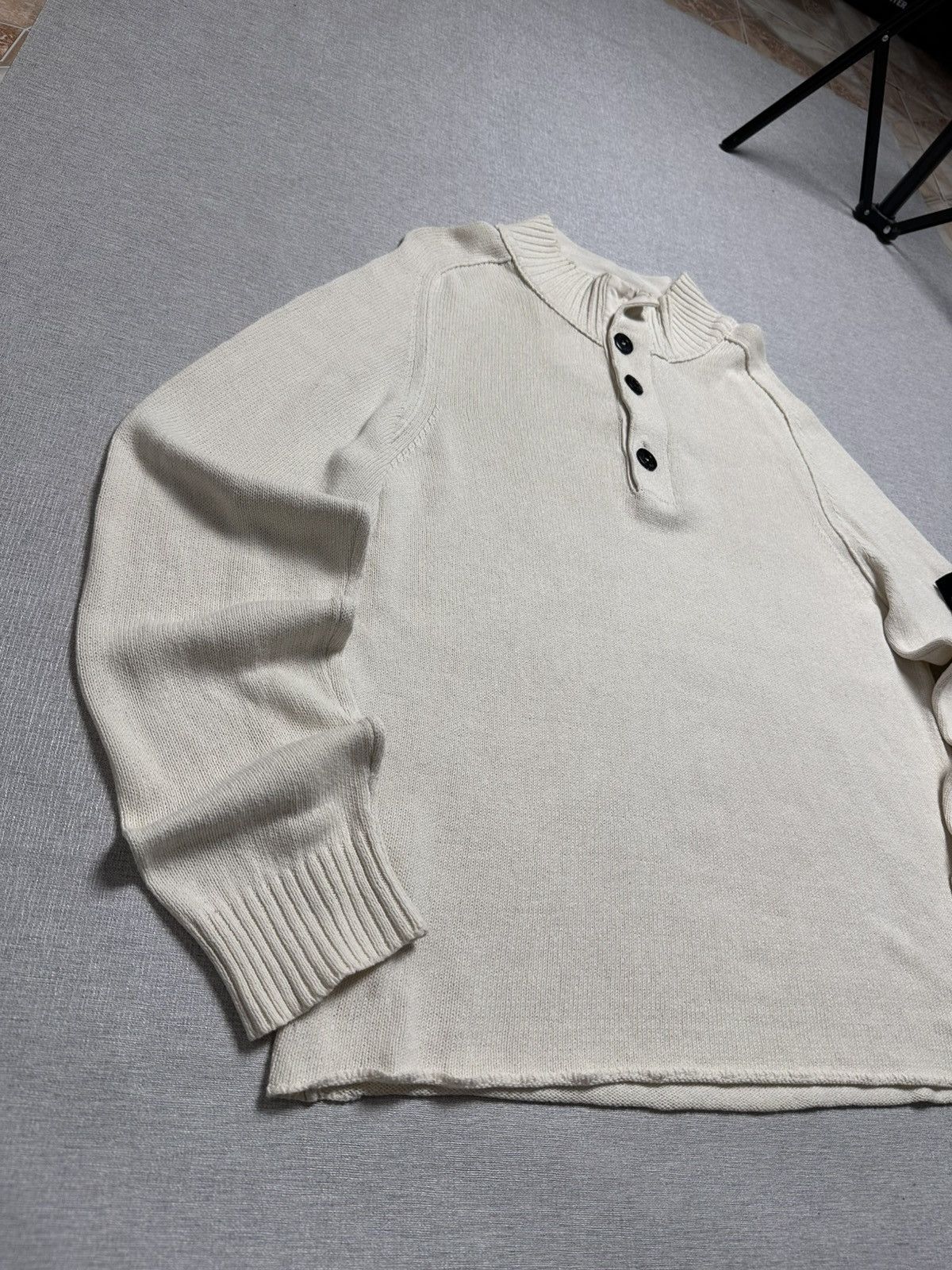 Vintage Stone Island Vintage 1/4 zip Knit Sweater Size US M / EU 48-50 / 2 - 4 Thumbnail