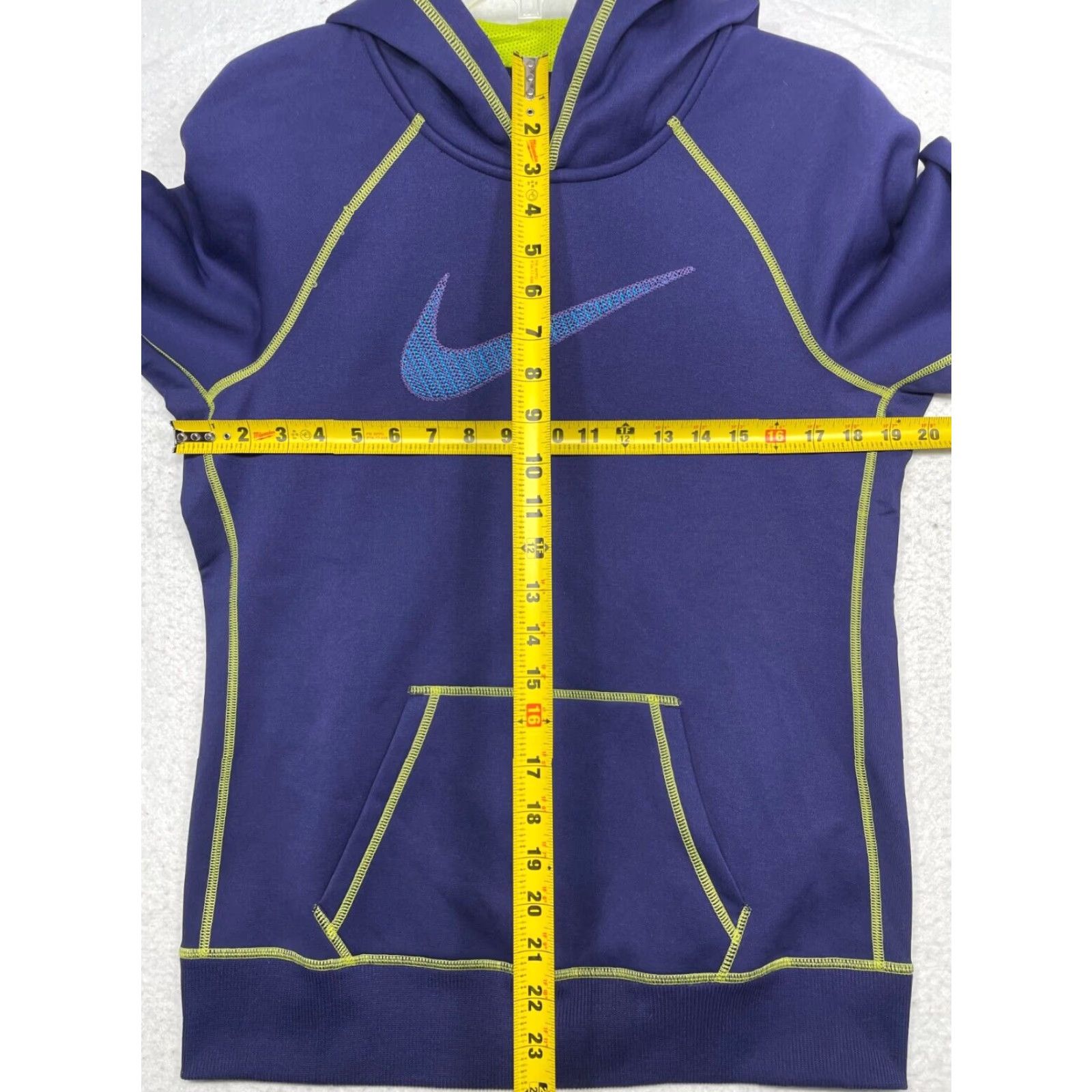 Nike Nike Therma Fit Hoodie Womens Large Purple Pullover Athletic Sweatshirt Size L / US 10 / IT 46 - 6 Thumbnail
