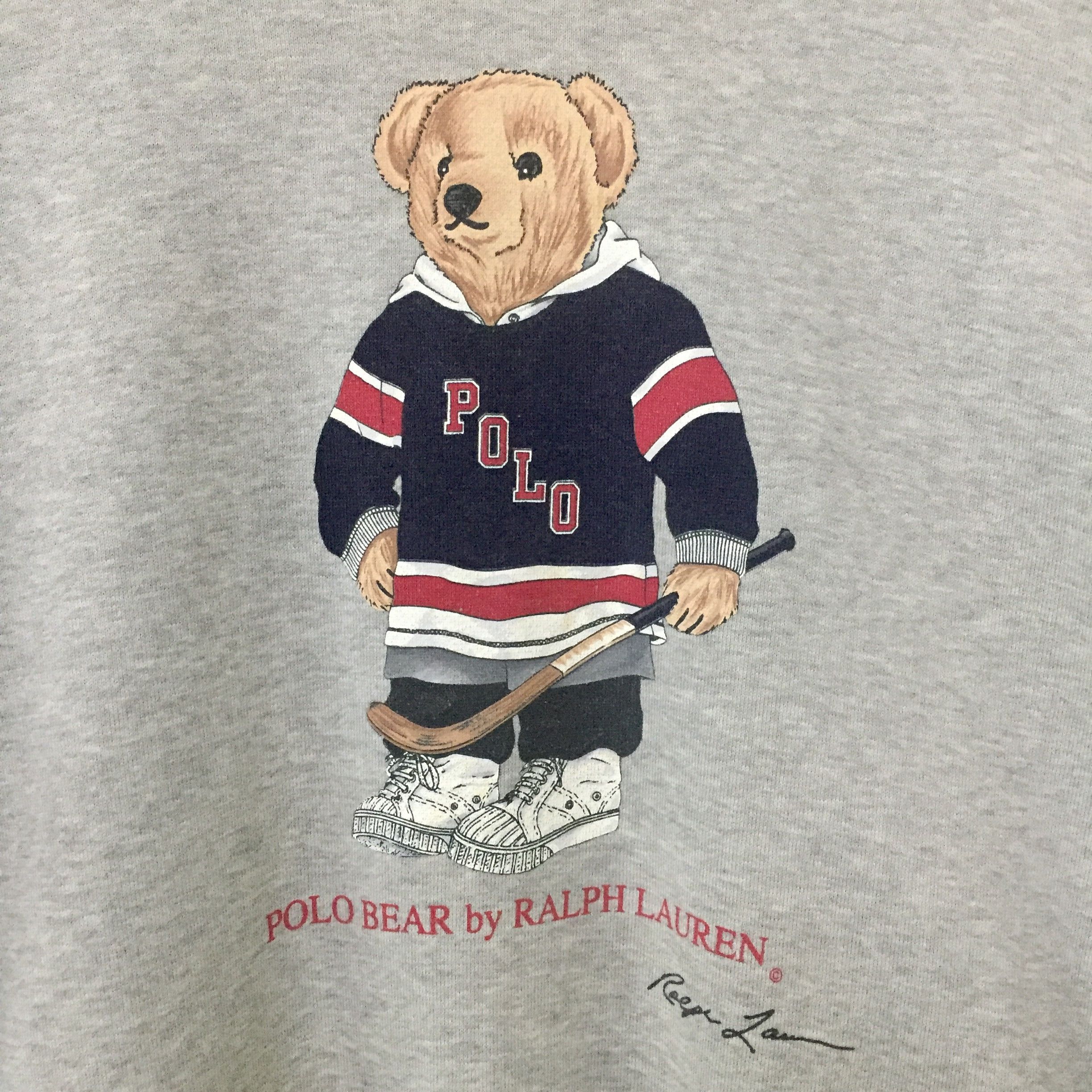 Polo Ralph Lauren VINTAGE 90s POLO BEAR RALPH LAUREN RL LOGO SWEATSHIRT Size US S / EU 44-46 / 1 - 6 Thumbnail
