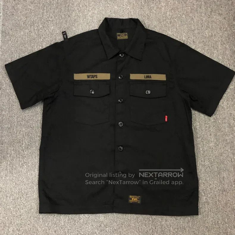 Wtaps Wtaps Black two bags and two short sleeves Size US L / EU 52-54 / 3 - 1 Thumbnail