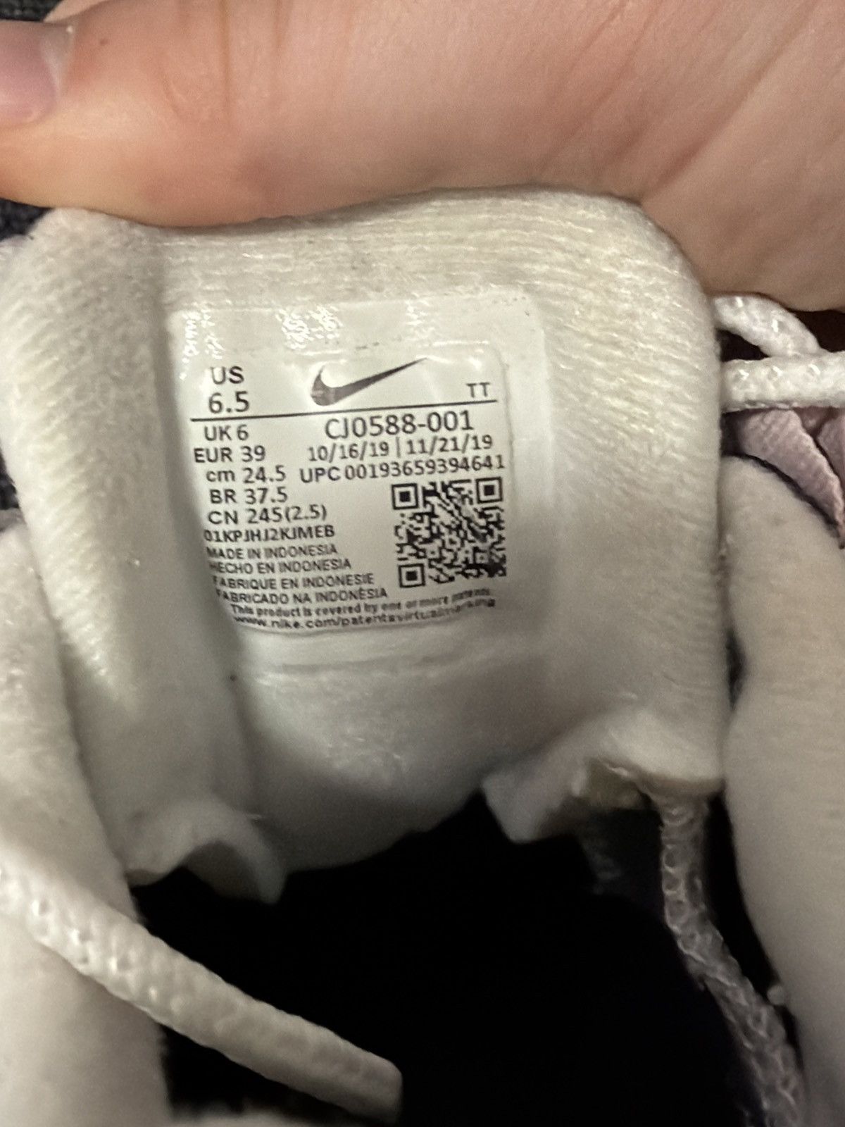 Nike Nike Air Max 95 OG Pink Foam Gunsmoke - Size US 6.5 / EU 39 Size US 6.5 / EU 39-40 - 8 Thumbnail