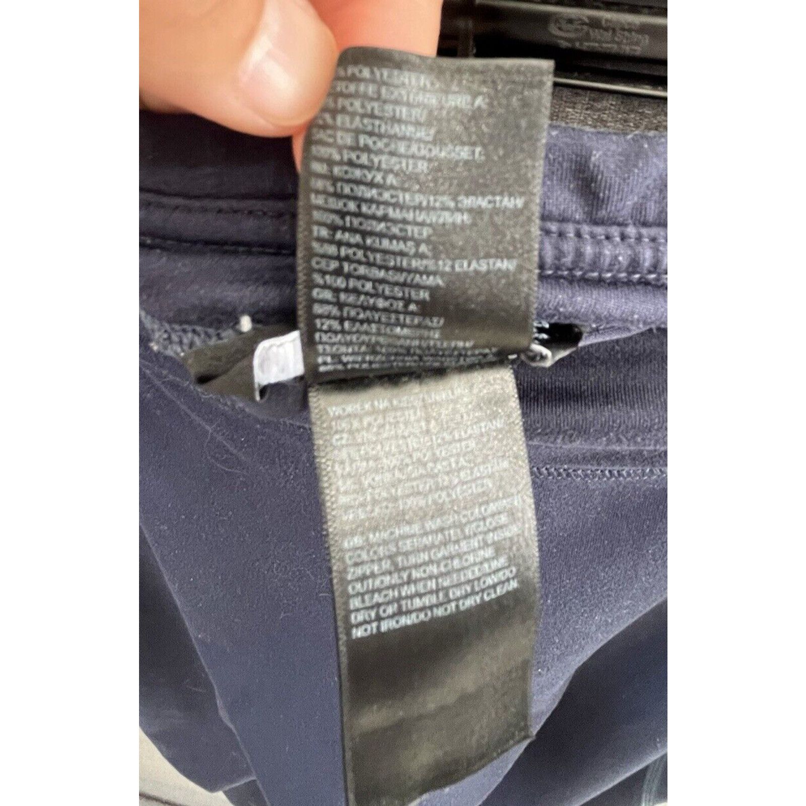 The North Face THE NORTH FACE Navy Blue Cropped Leggings size medium Size 28" / US 6 / IT 42 - 6 Thumbnail