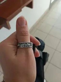 Jewelry Size Us11 Twin wolf Ring Size ONE SIZE - 2 Thumbnail